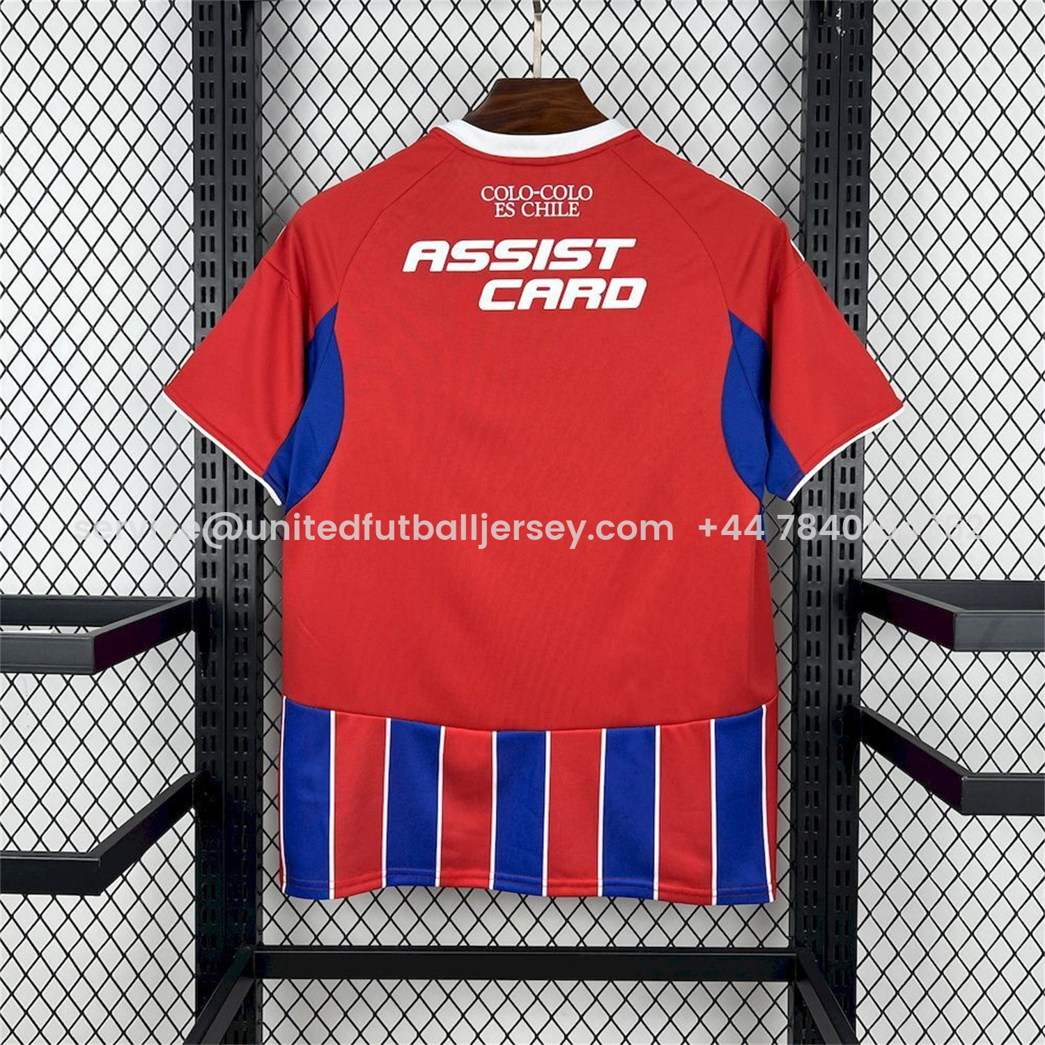 foot-Colo Colo 25-26 Red And Blue Third Jersey - Fans Version