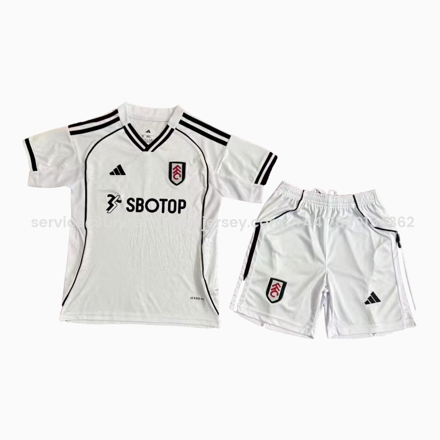 foot-Fulham 25-26 Home Kids Kit
