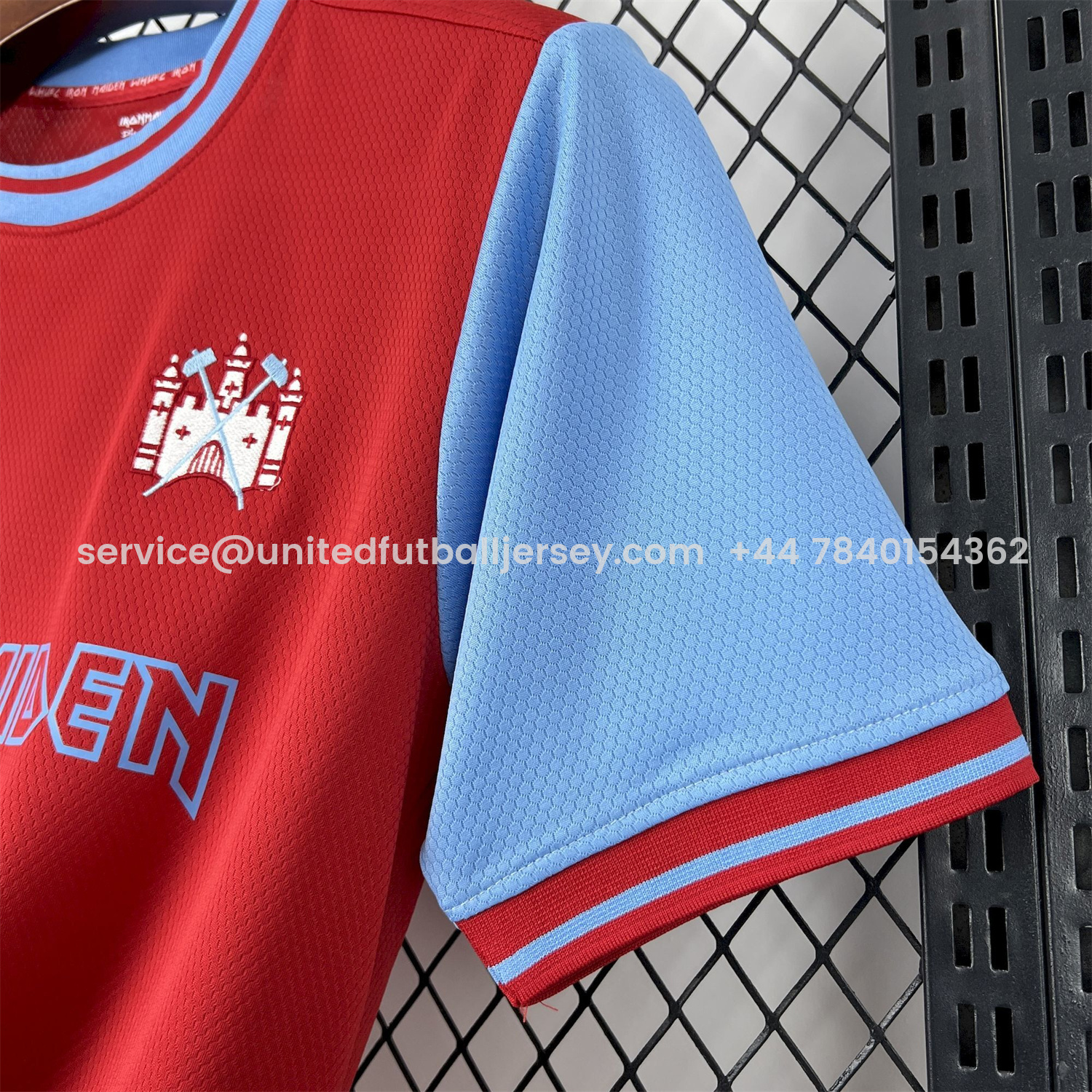 foot-West Ham United 25-26 x Iron Maiden 50th Anniversary Jersey - Fans Version