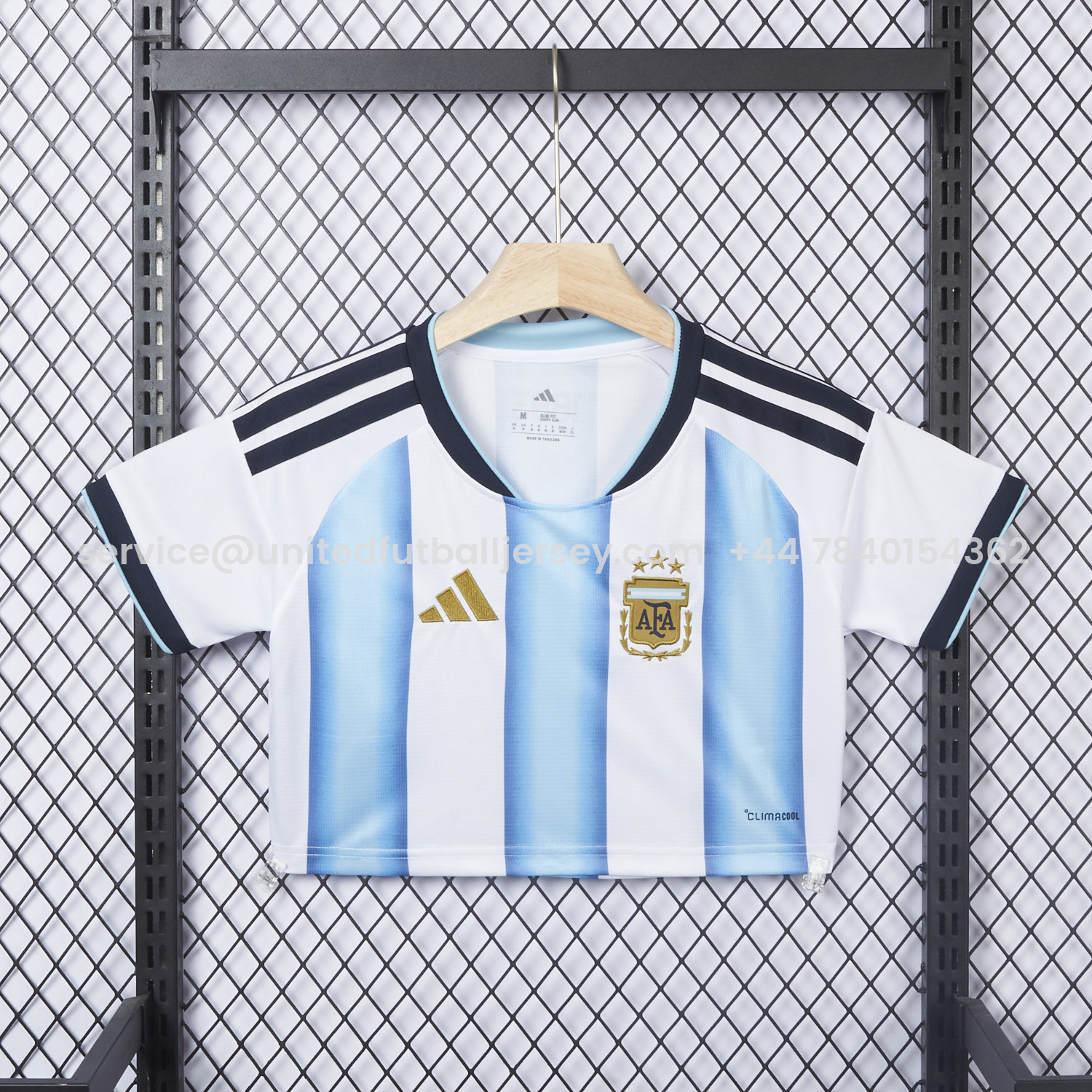 foot-Women's Argentina 2026 Home Cropped Jersey