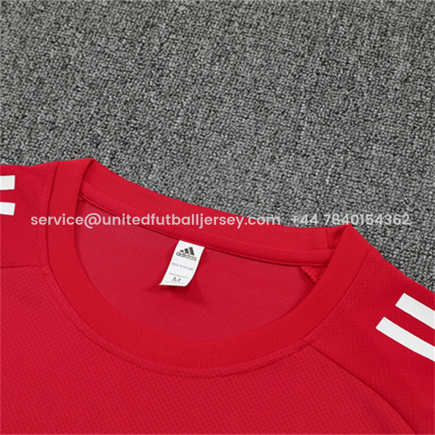 foot-Liver.pool 25-26 Short-Sleeve Training Set - Red Top & Black Shorts