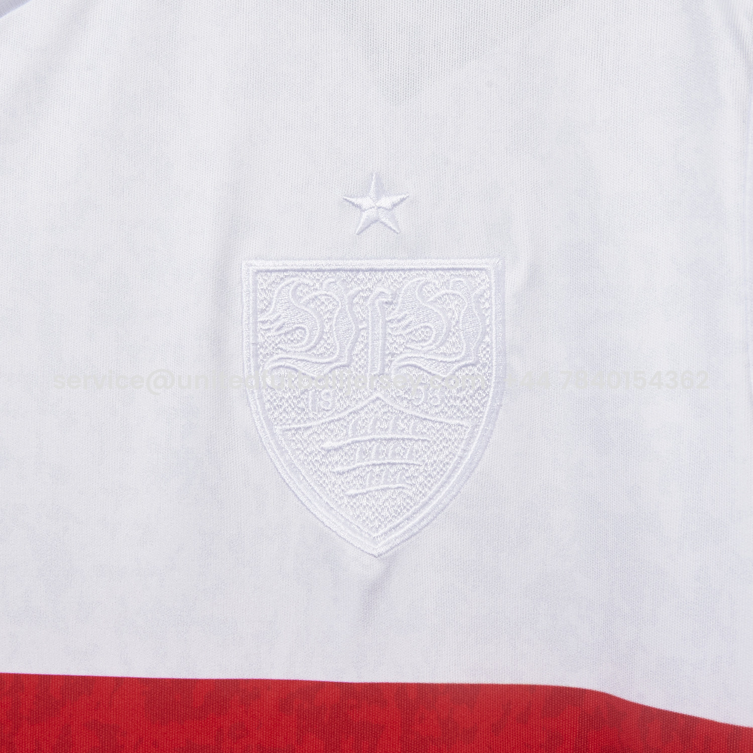 foot-【Embroidered Team Badge】Stuttgart 25-26 100th Anniversary Jersey - Fans Version