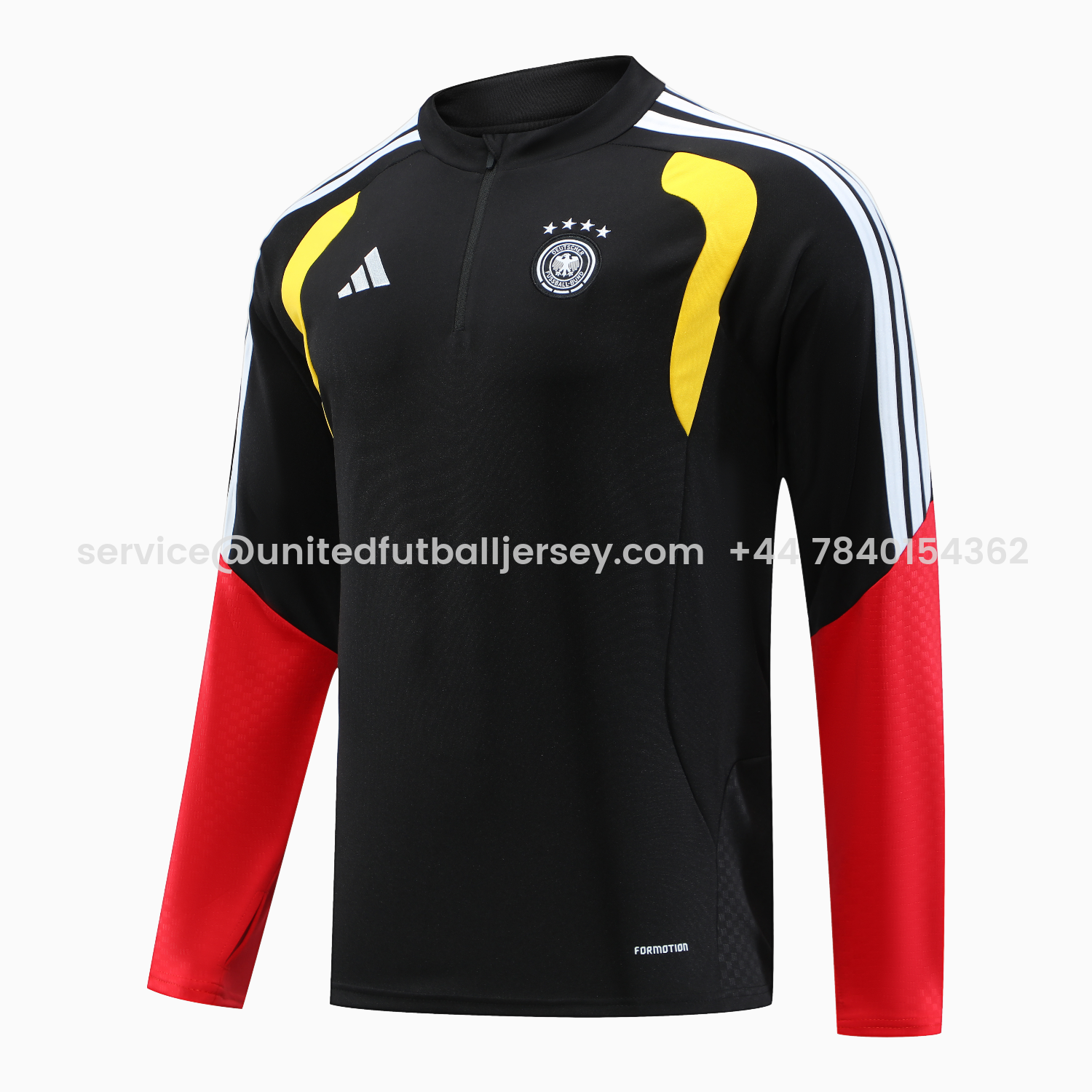 foot-Germany 2026 Long Sleeve Training Set - Black Top & Pants