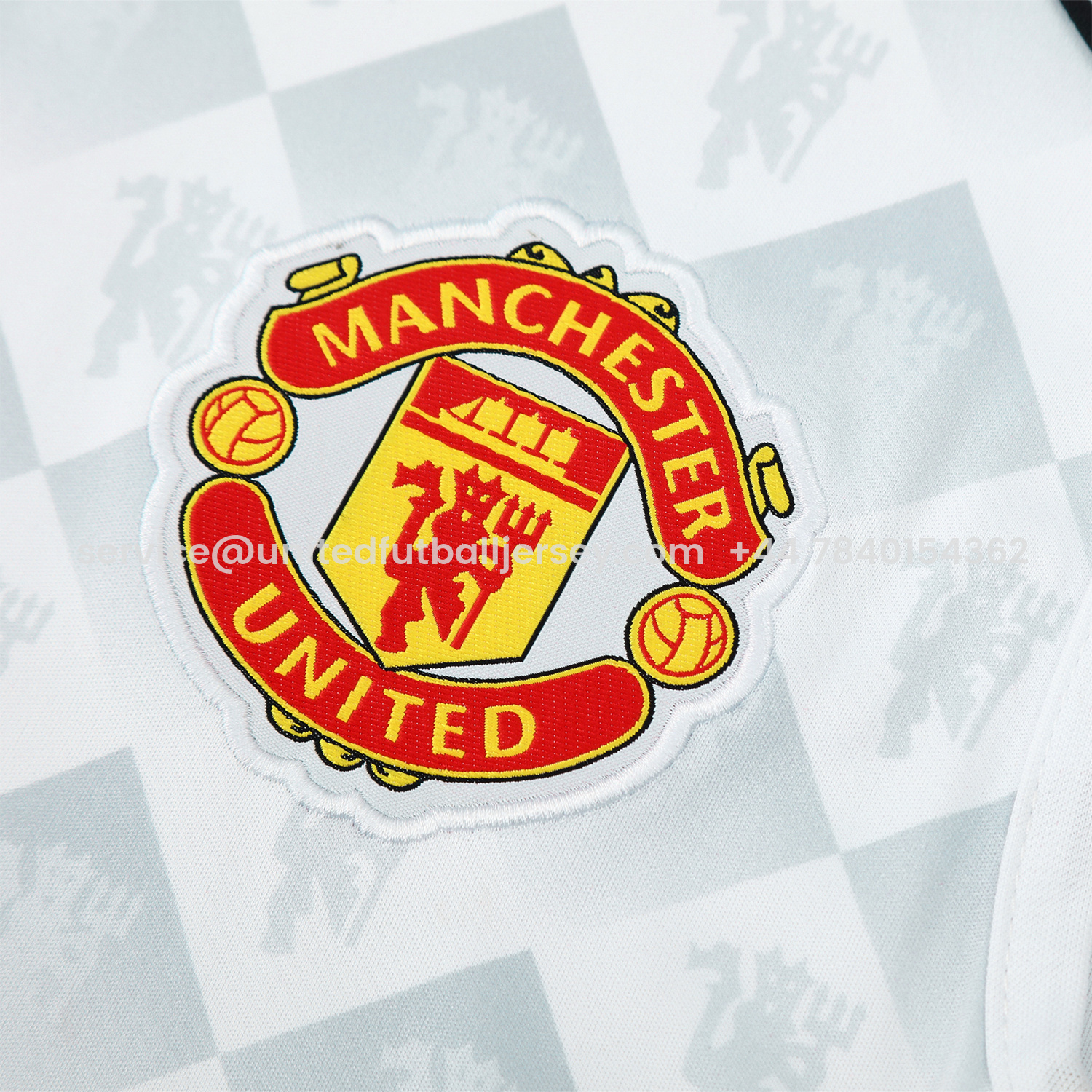 foot-Manchester United 25-26 Vest Training Set - Red Edge White Vest & Black Shorts