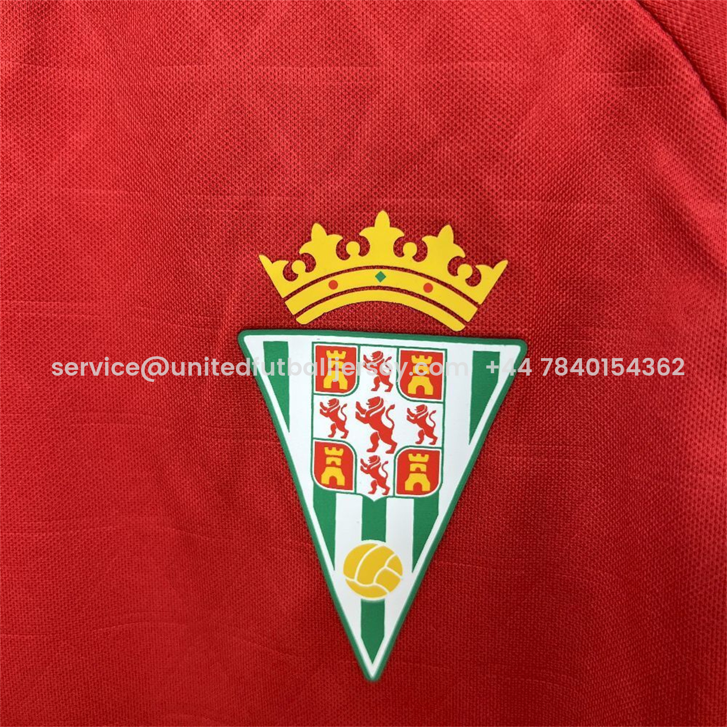 foot-Cordoba 25-26 Third Red Jersey - Fans Version