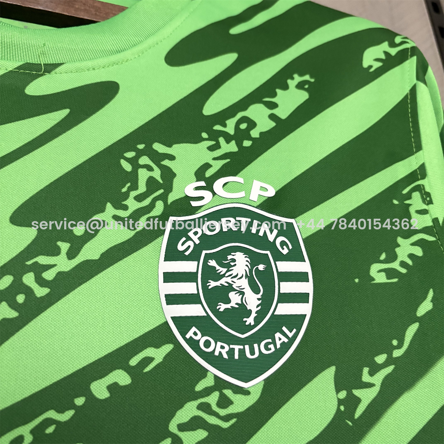 foot-Sporting CP 25-26 Green Goalkeeper Jersey - Fans Version