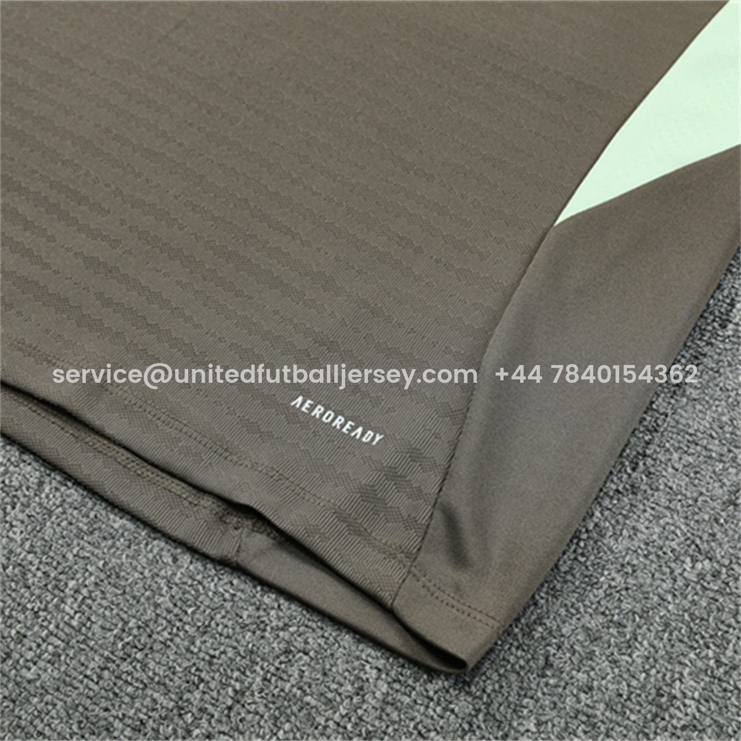 foot-Real Madrid 25-26 Long Sleeve Training Set - Player Version - Khaki Top and Khaki Pants