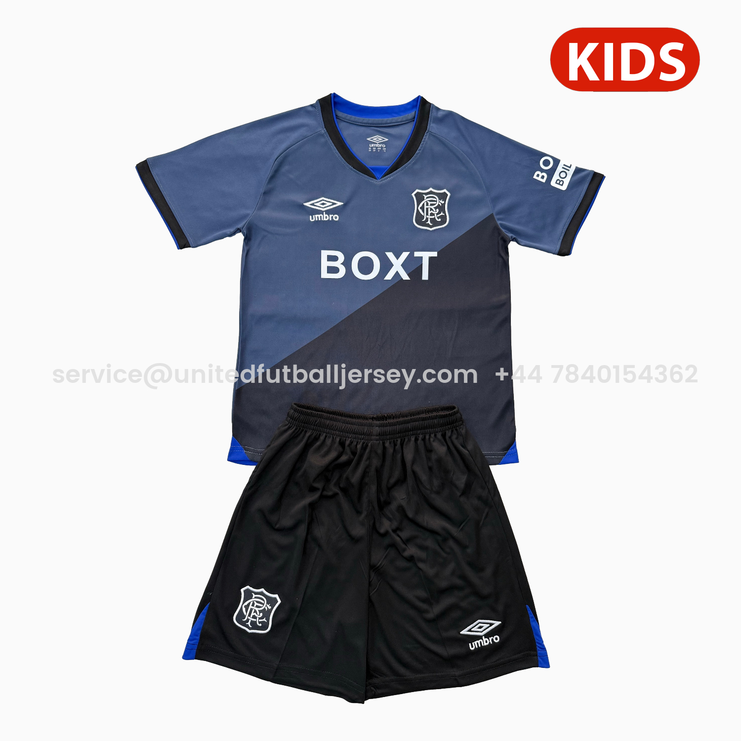foot-Glasgow Rangers 25-26 Third Kids Kit