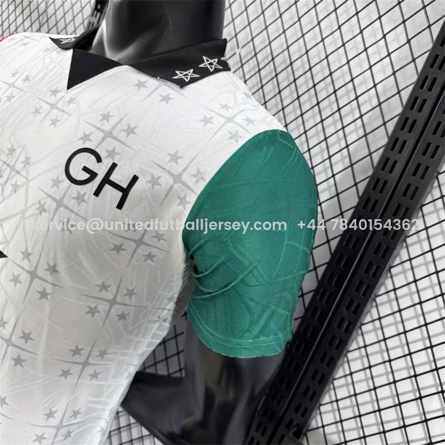 foot-Ghana 2026 Coat Of Arms White Special Jersey - Player Version