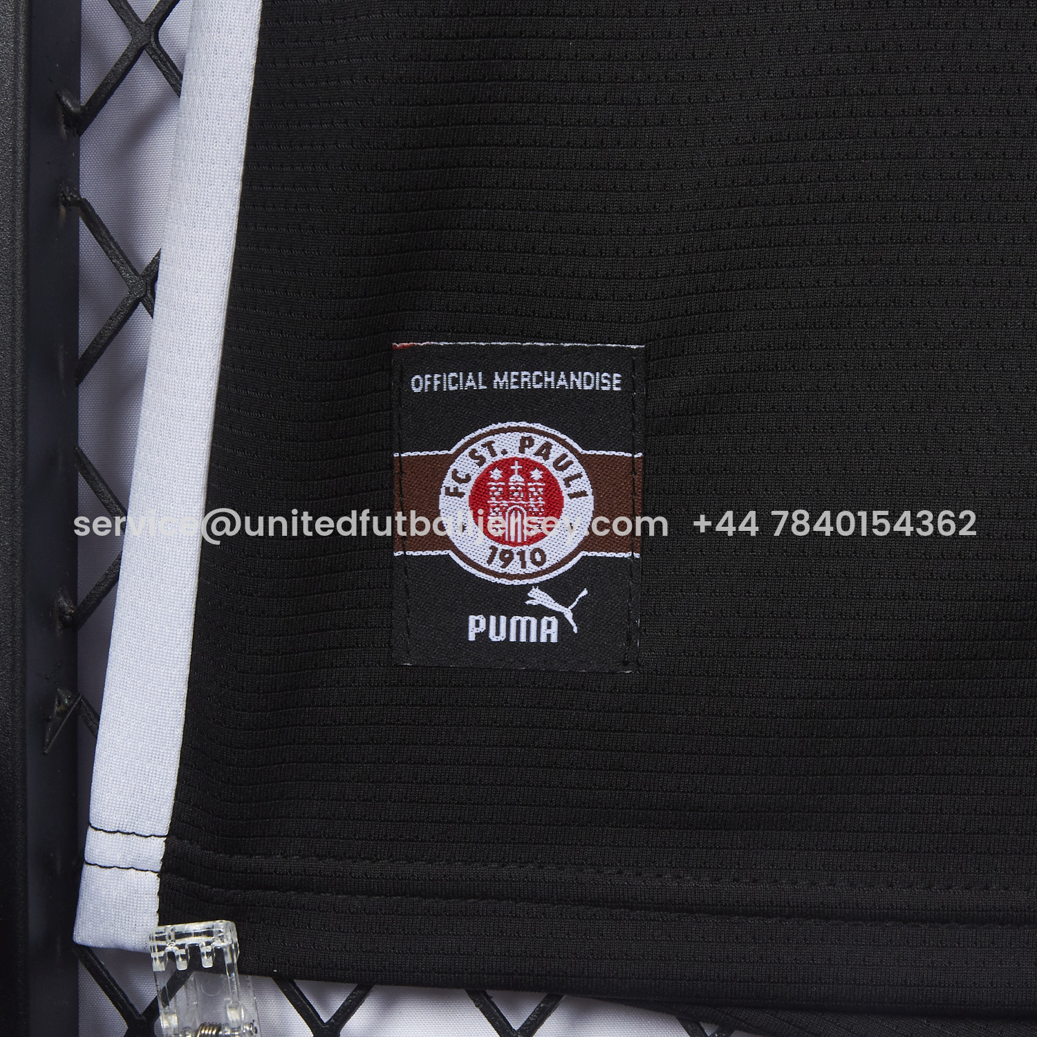 foot-St. Pauli 25-26 Retro Style Polo Jersey - Fans Version