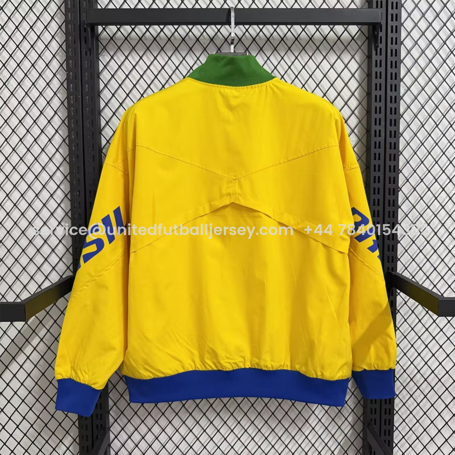 foot-Brazil 2026 Windbreaker Jacket - Yellow
