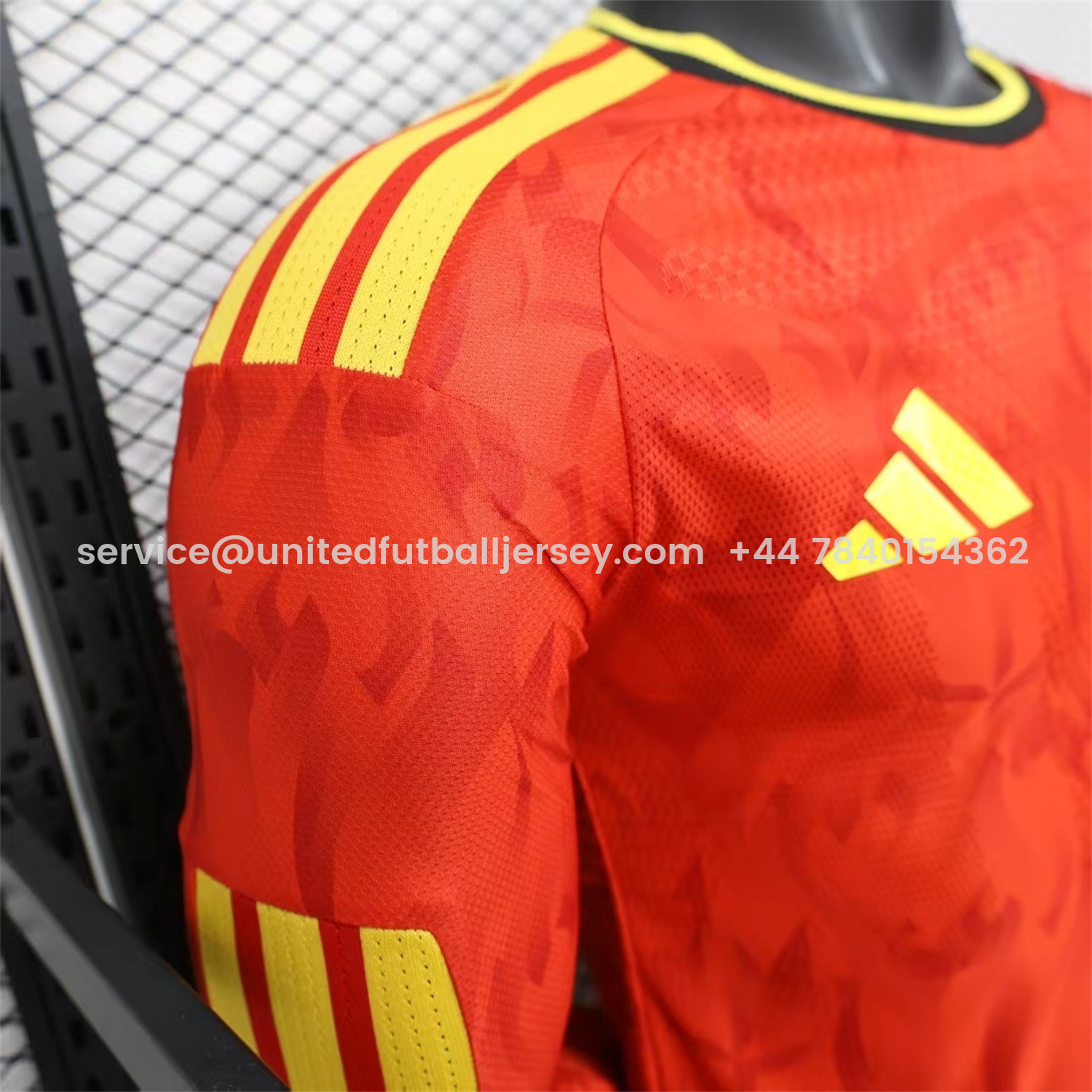 foot-Belgium 2026 Home Long Sleeves Jersey - Player Version