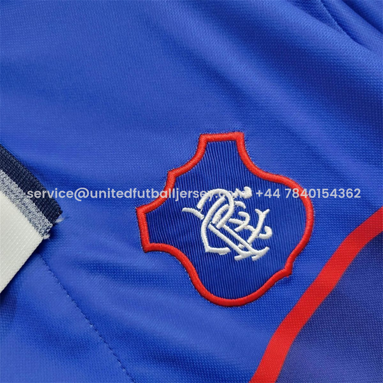foot-Retro Glasgow Rangers 1997-99 Home Jersey