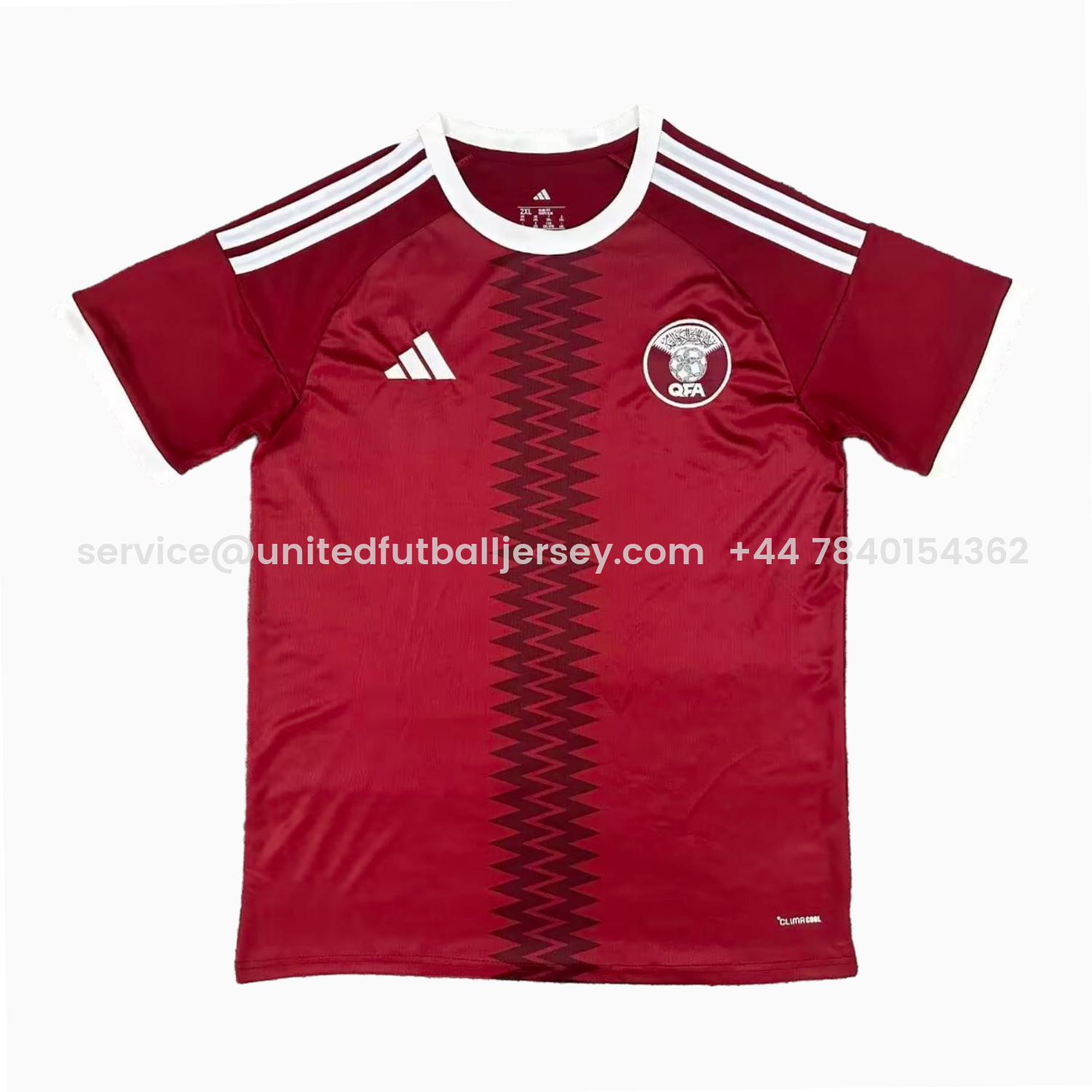 foot-Qatar 2026 Home Jersey - Fans Version