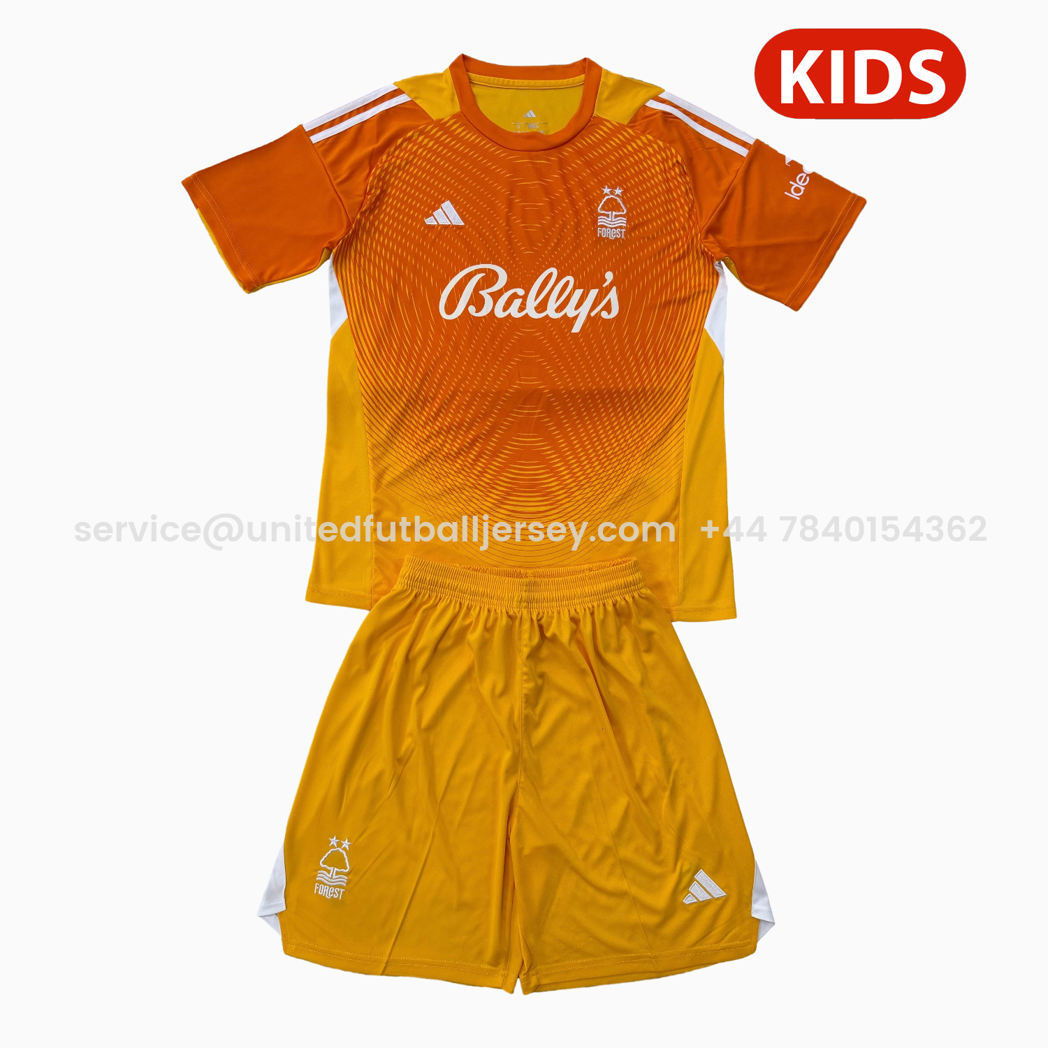 foot-Nottingham Forest 25-26 Orange Goalkeeper Kids Kit