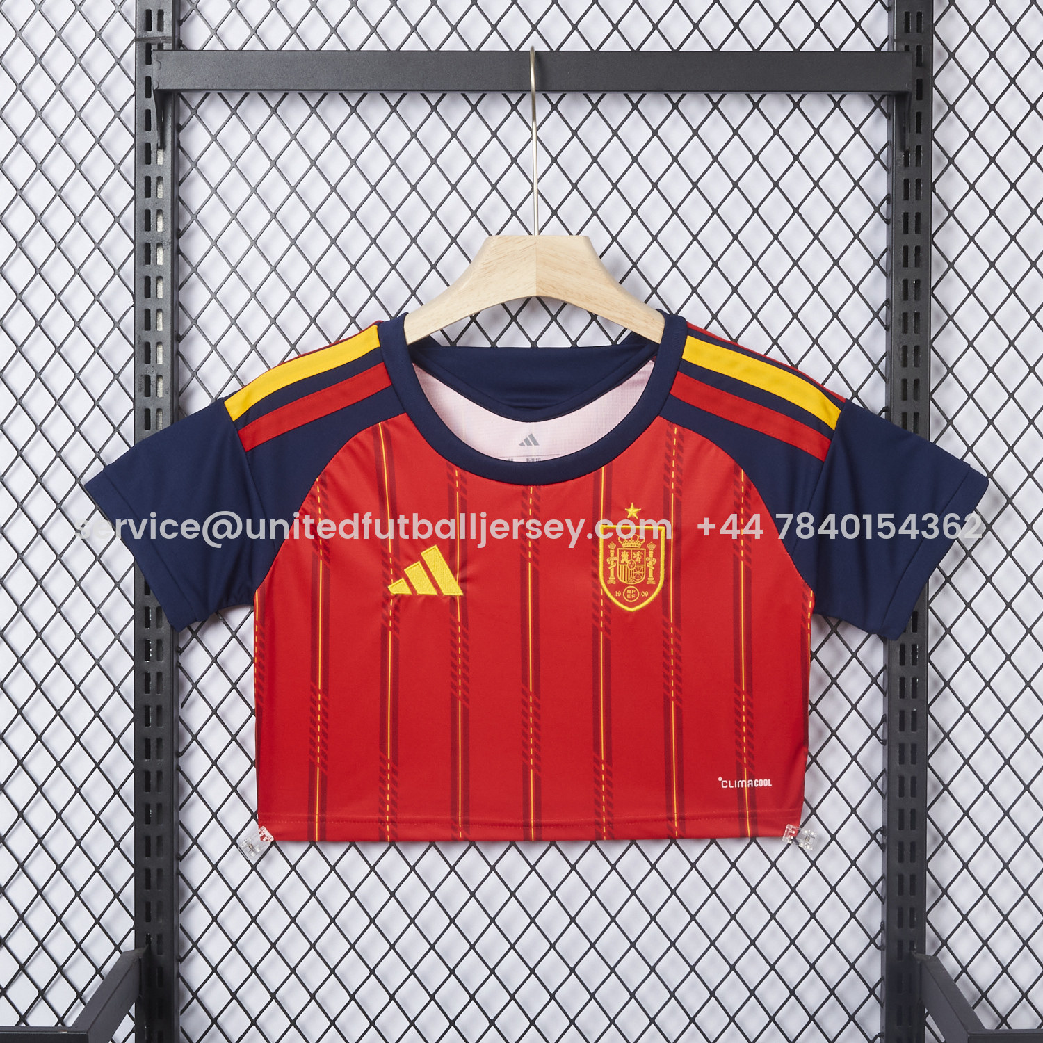 foot-Women's Spain 2026 Home Cropped Jersey