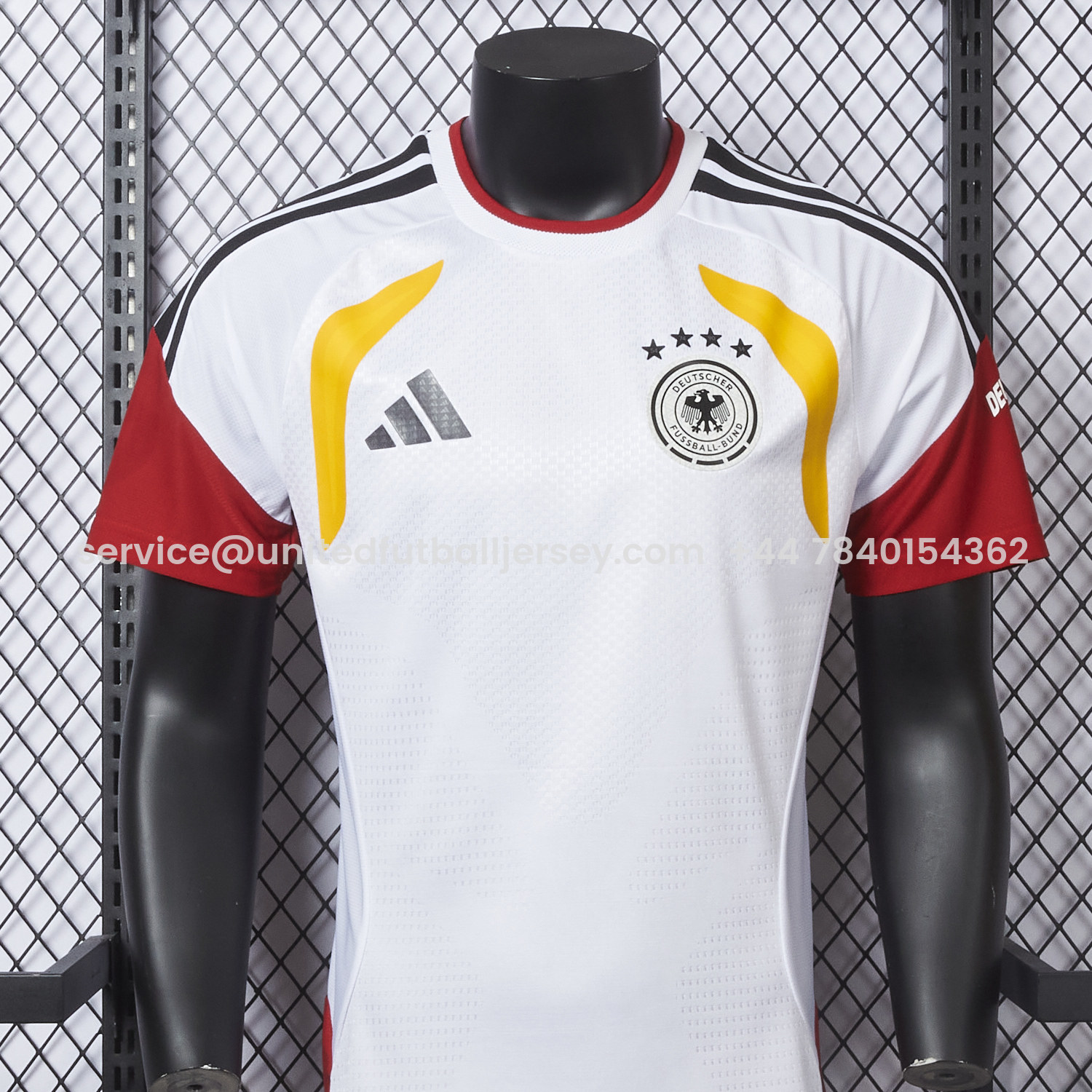 foot-Germany 2026 White Pre-Match Training Jersey - Player Version