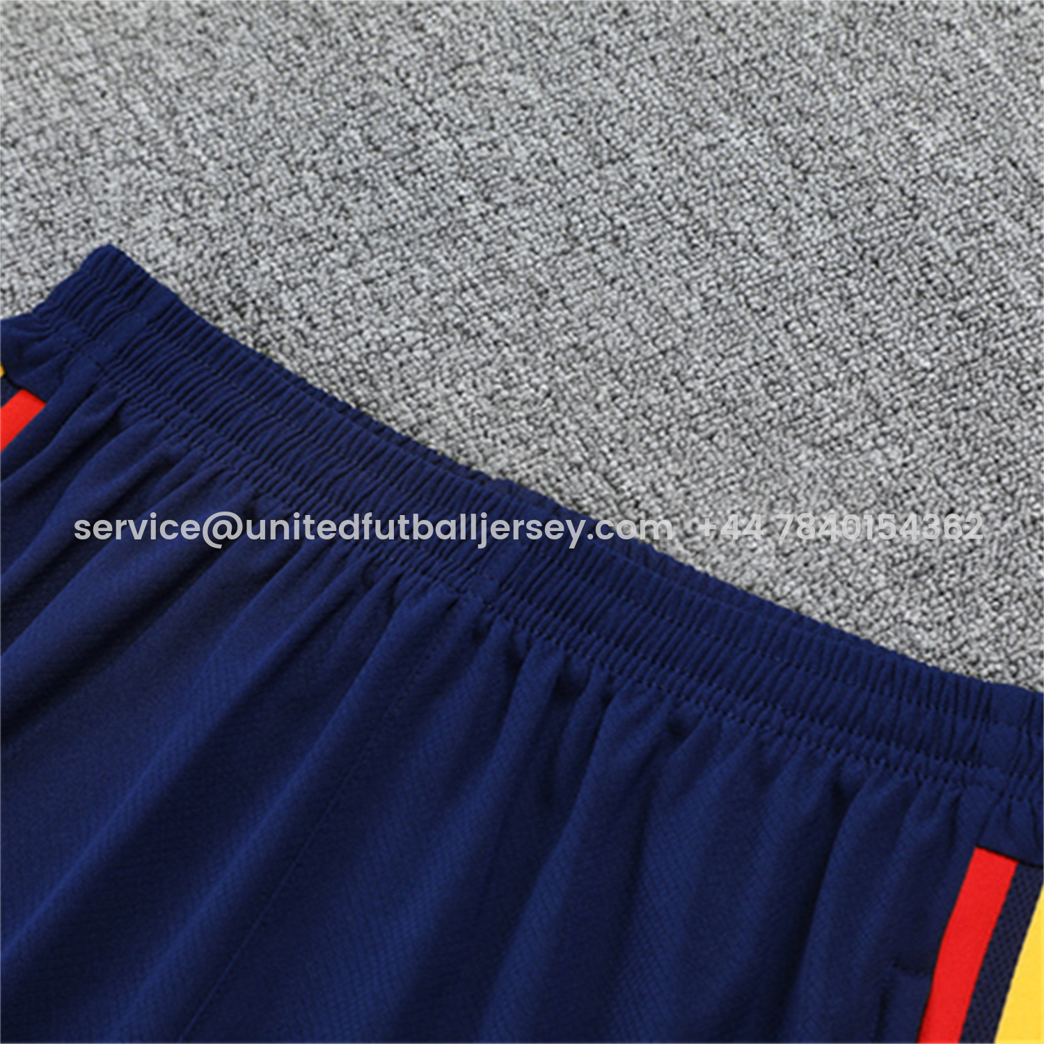 foot-Spain 2026 Kids Short-Sleeve Training Set - Royal Blue Top & Shorts