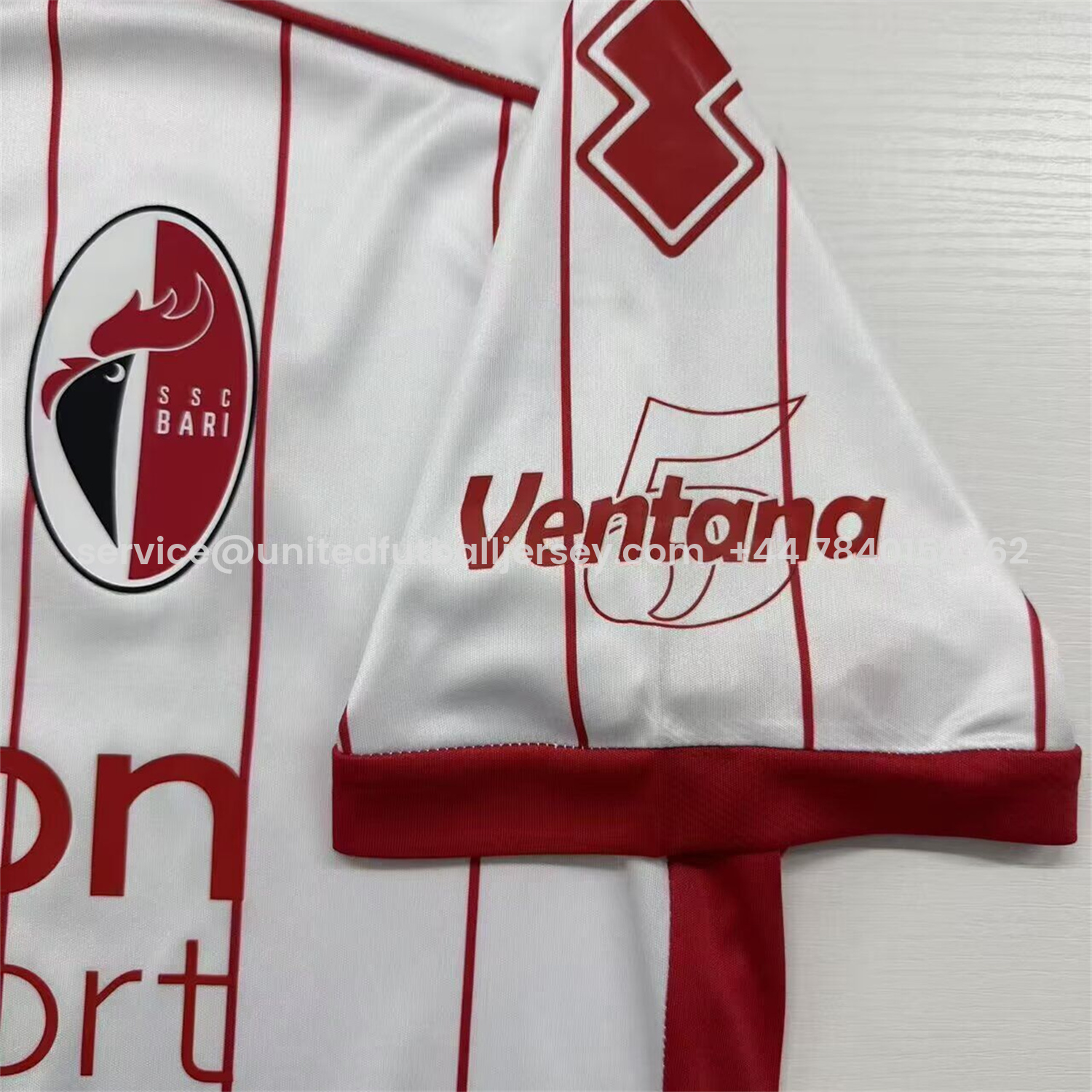 foot-SSC Bari 25-26 Home White Jersey - Fans Version