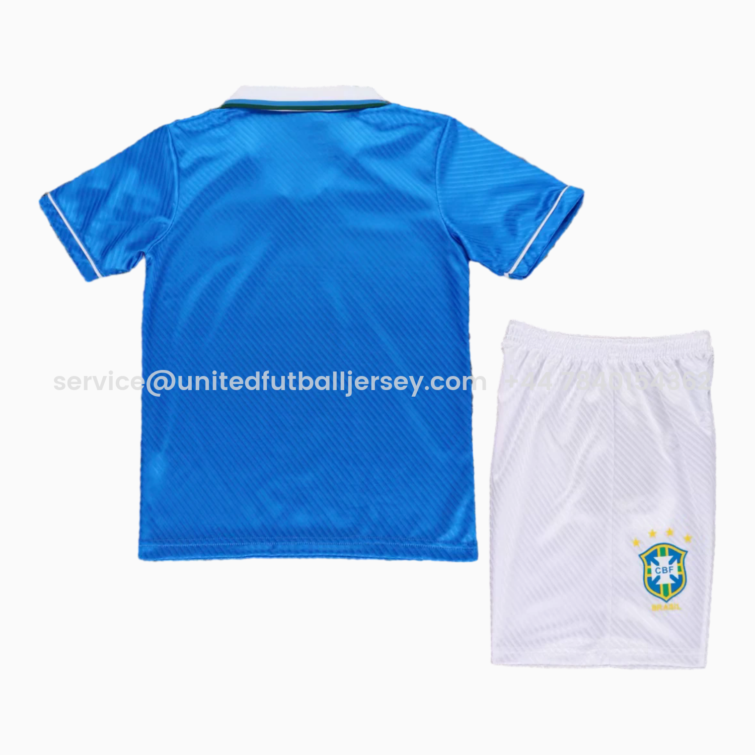 foot-Retro Brazil 1996 Away Kids Kit