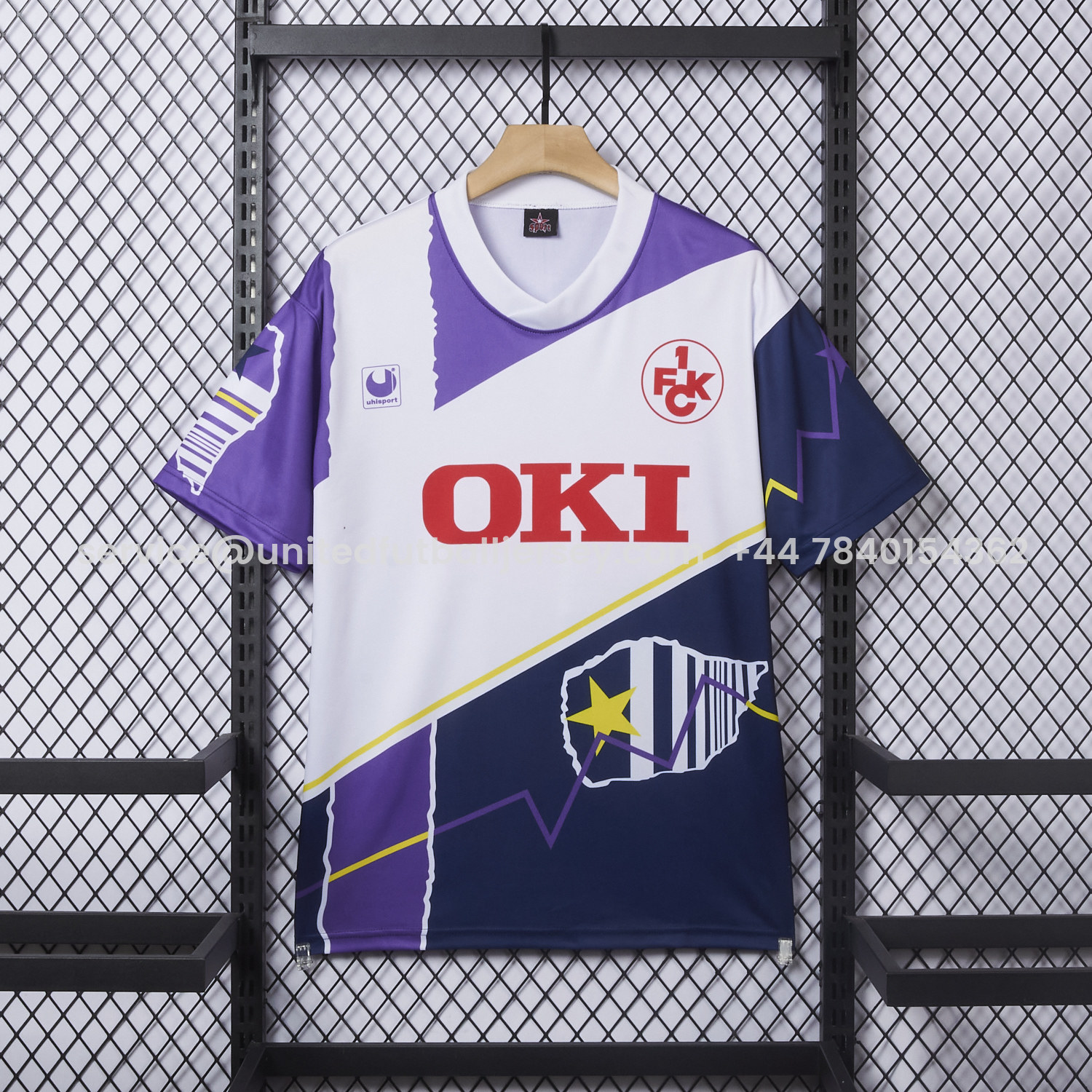 foot-Retro Kaiserslautern 1991-92 Away Jersey - Fans Version