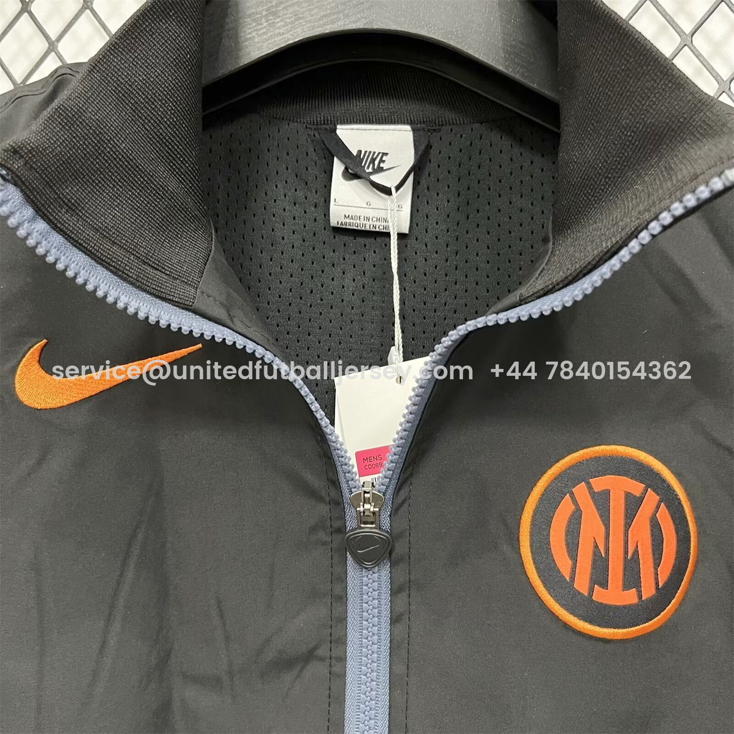 foot-Inter Milan 25-26 Windbreaker Jacket - Black