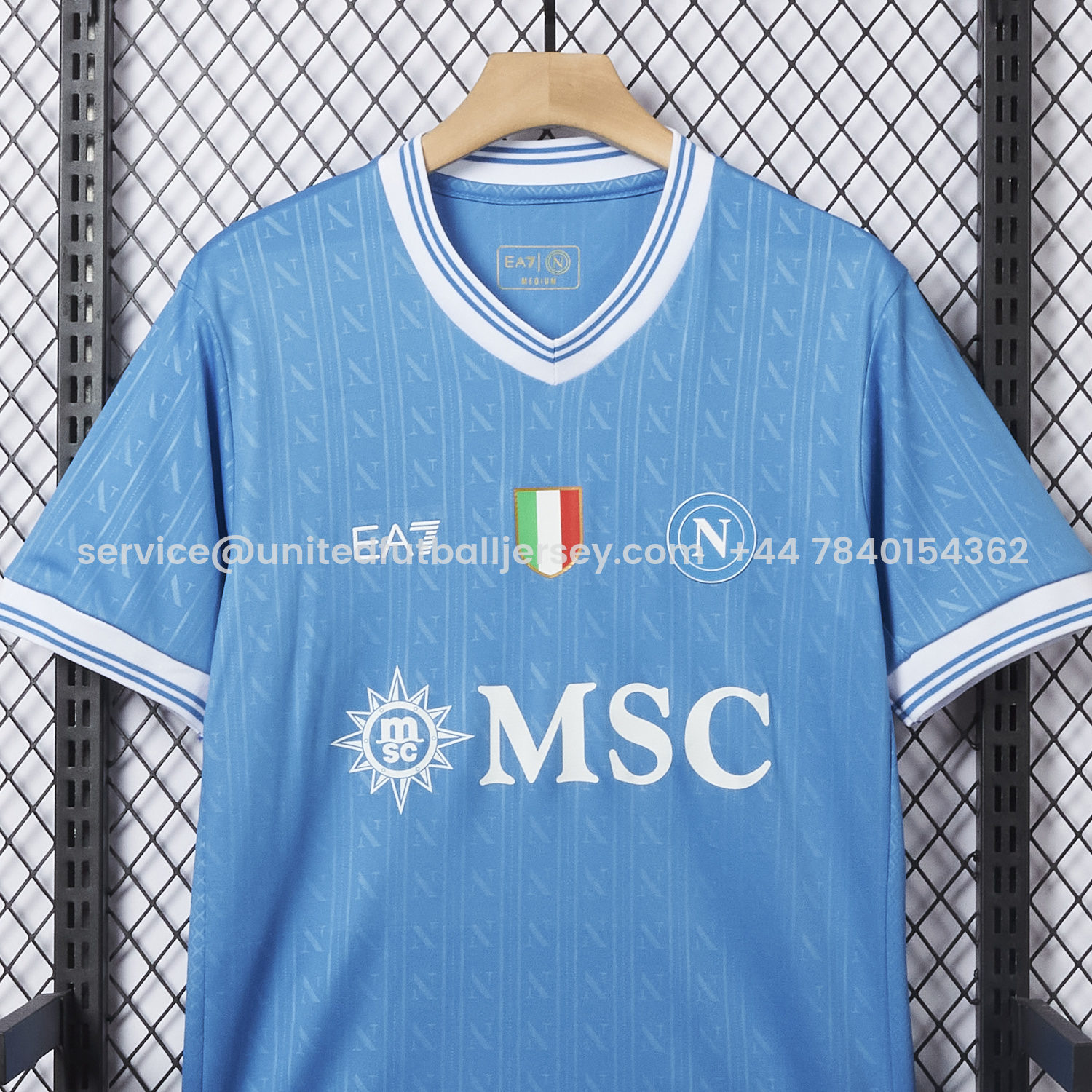 foot-Napoli 25-26 European Home Blue Jersey - Fans Version