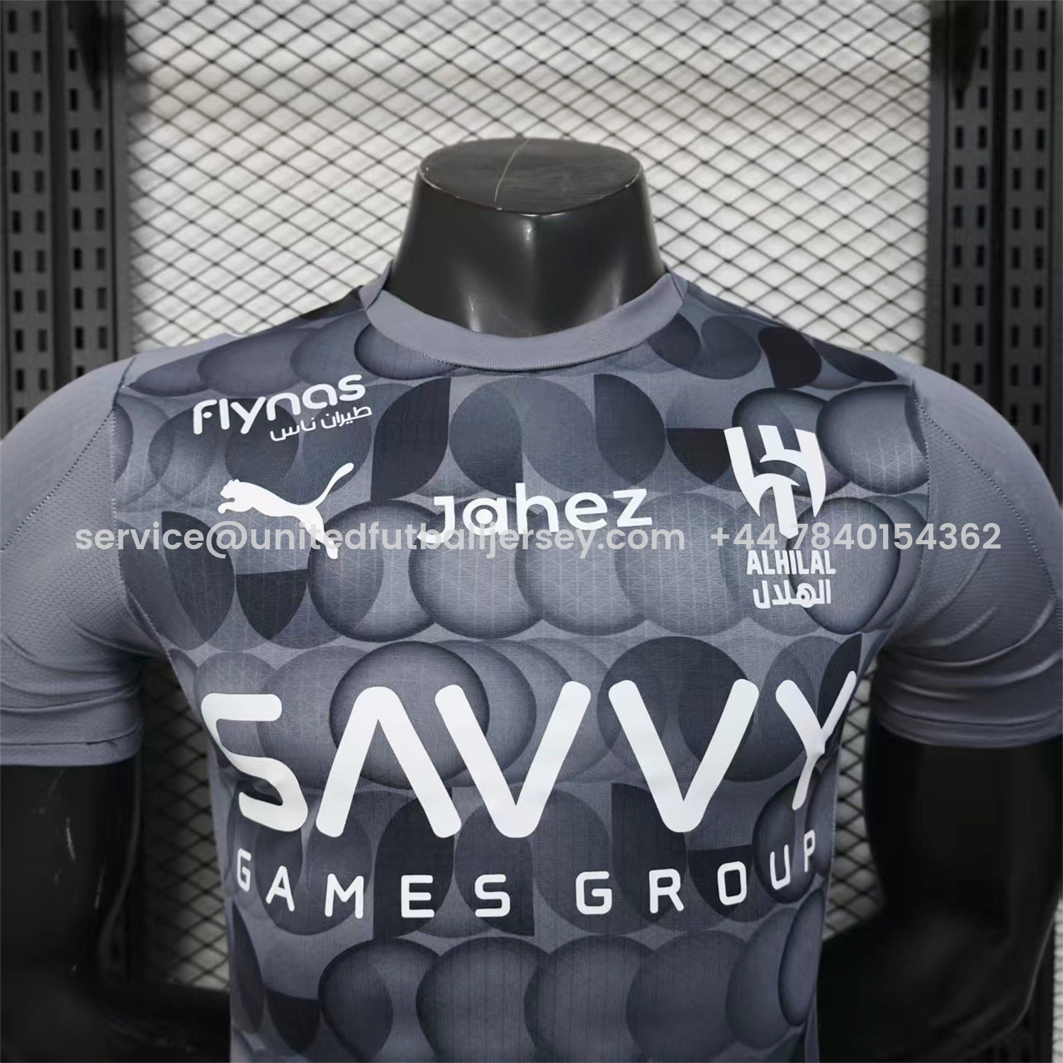 foot-Al Hilal Riyadh Crescent 25-26 Third Grey Jersey - Player Version