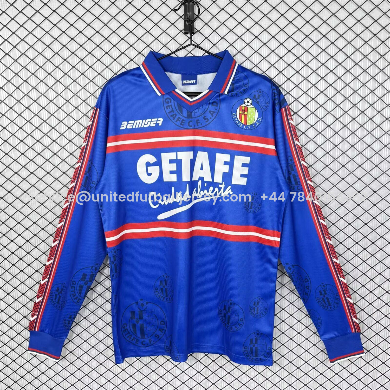foot-Retro Getafe 1998-99 Home Long Sleeves Jersey