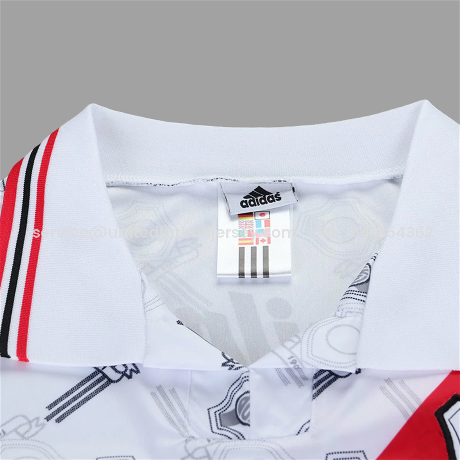 foot-Retro River Plate 1996-97 Home Kids Kit