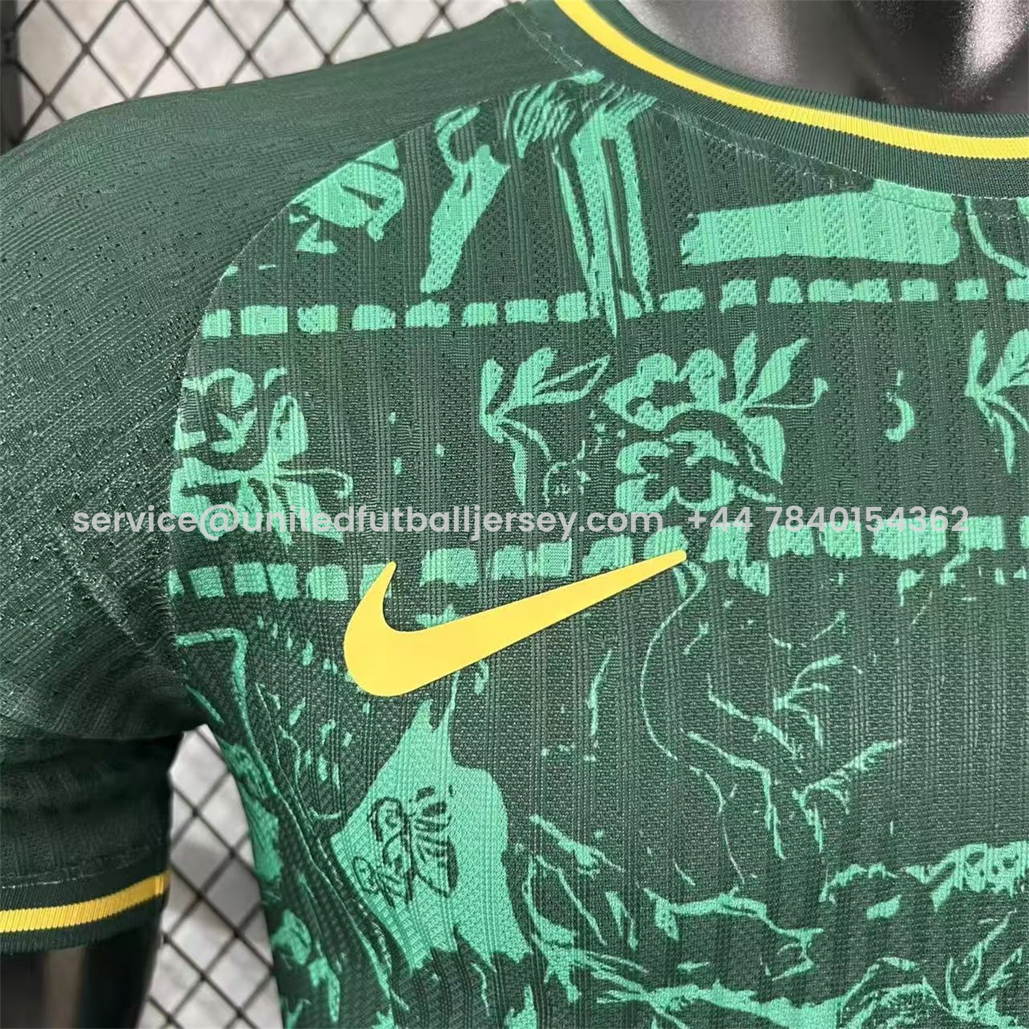 foot-Brazil 25-26 Green Leaves Jersey - Player Version