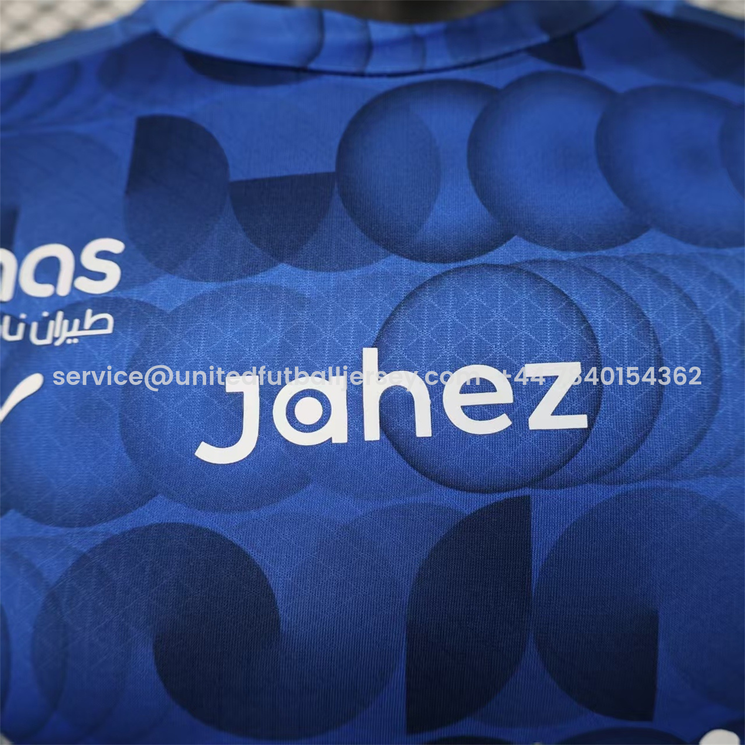 foot-Al Hilal Riyadh Crescent 25-26 Pre-Match Training Blue Jersey - Player Version