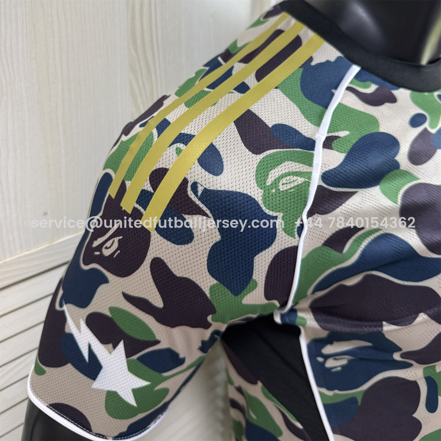 foot-Adidas x A Bathing Ape Camouflage Special Jersey - Player Version