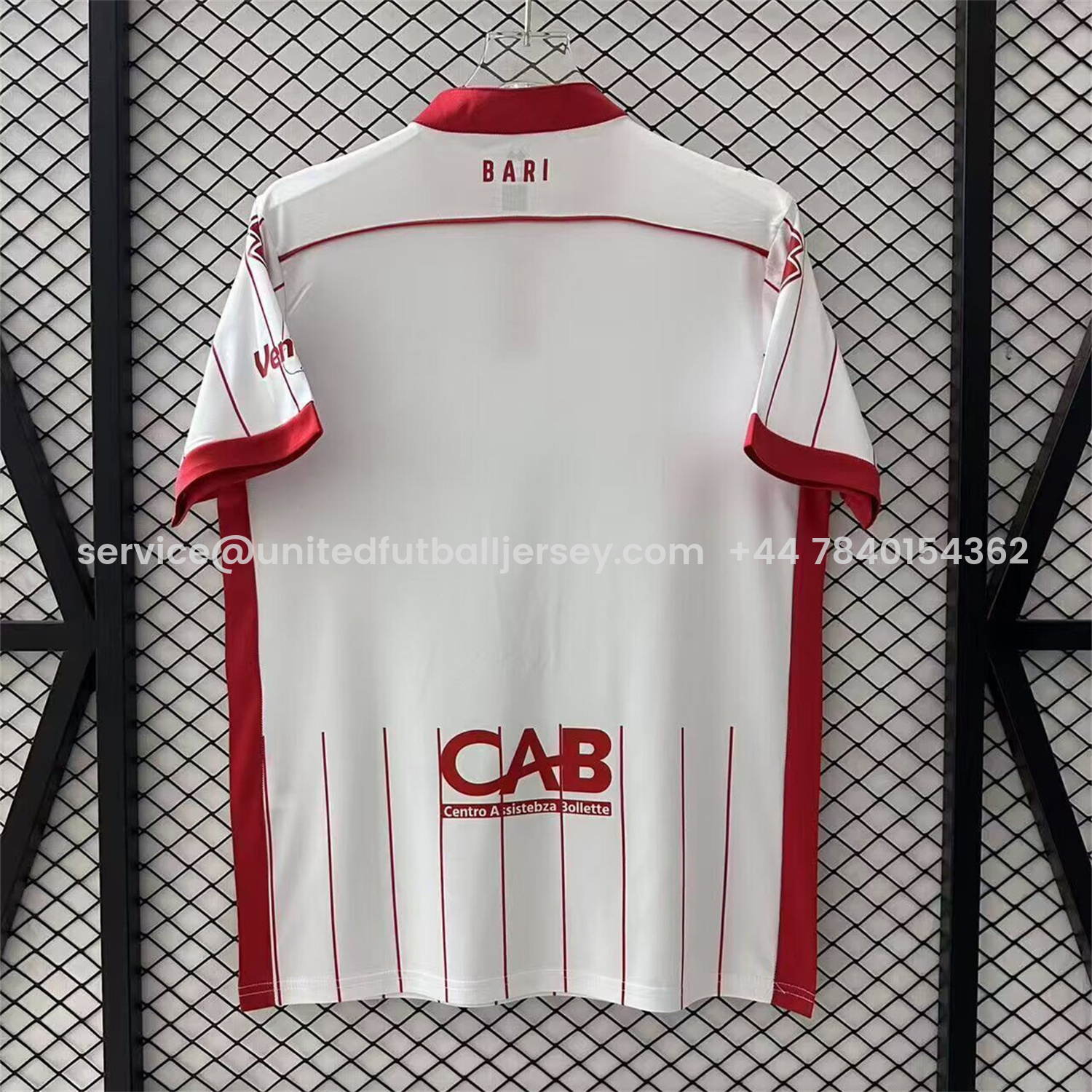 foot-SSC Bari 25-26 Home White Jersey - Fans Version