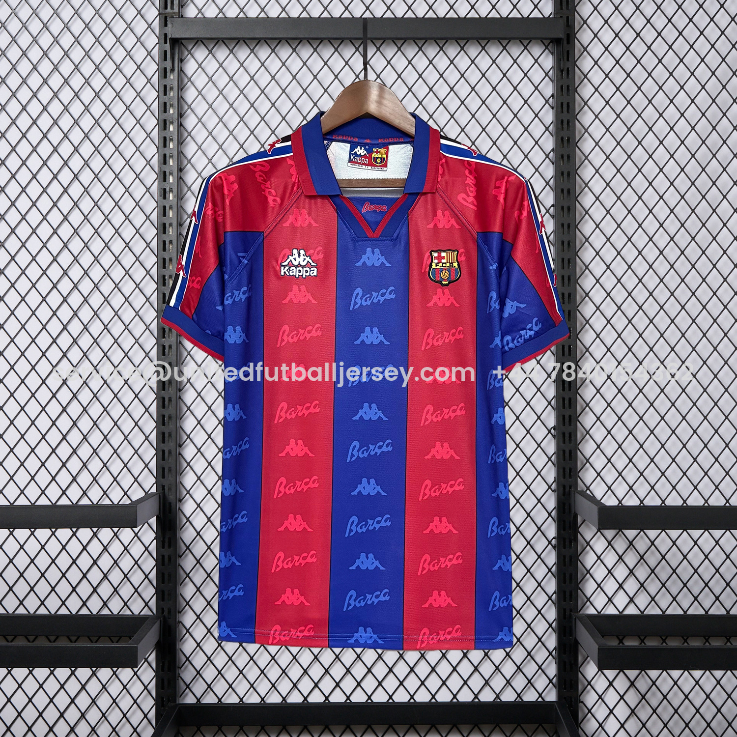 foot-Retro Barcelona 1995-97 Home Jersey