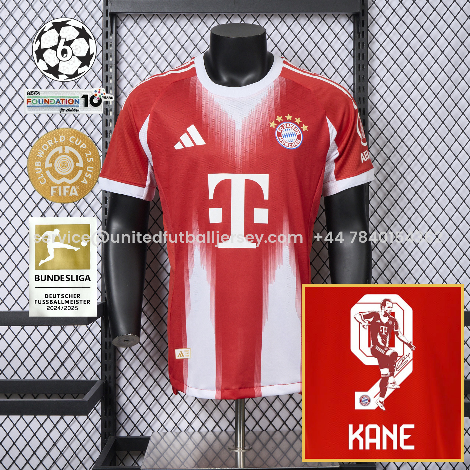 foot-Bayern Munich 25-26 Home Kane Limited Edition Jersey - Player Version