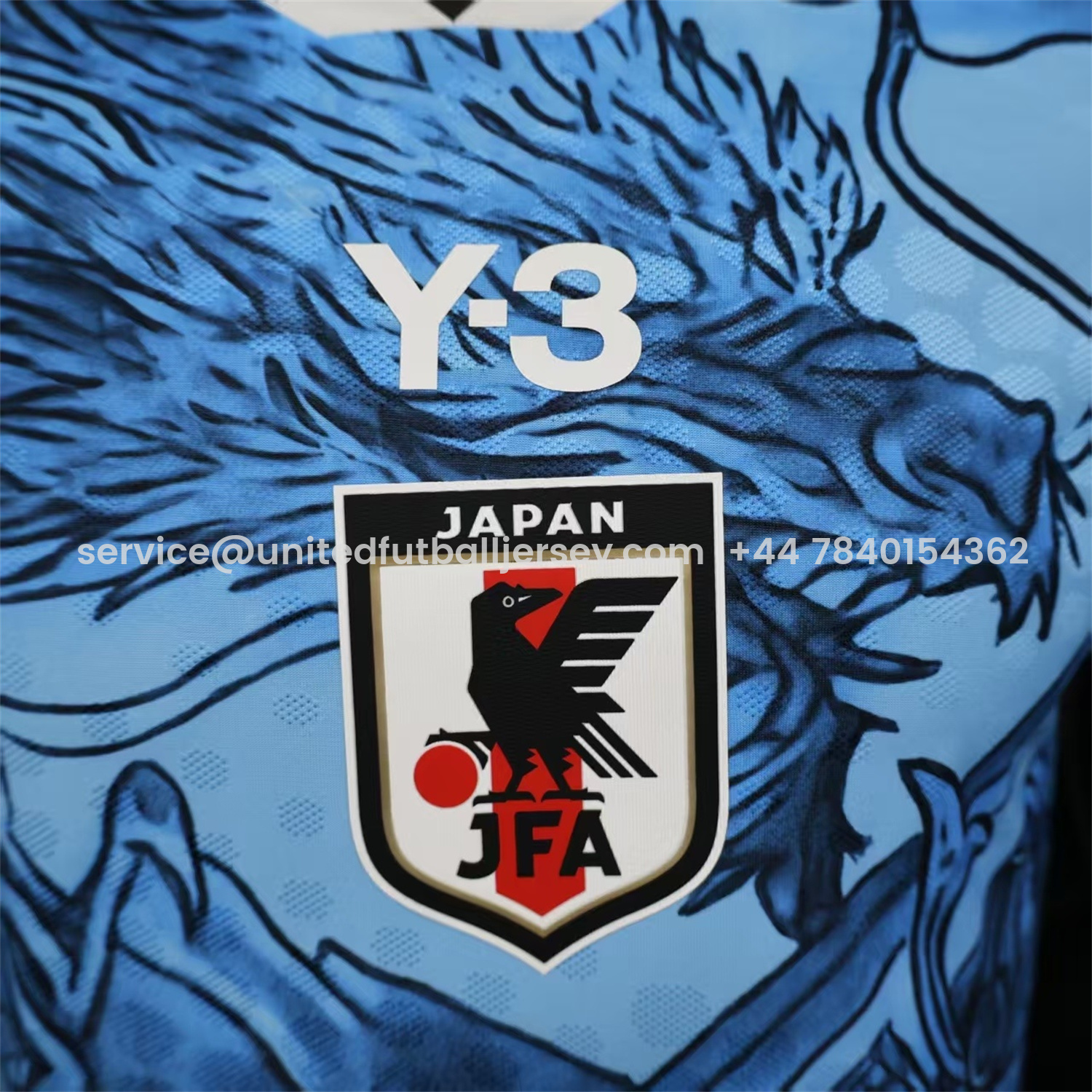 foot-Japan 25-26 Y3 Samurai And Dragon Special Jersey - Player Version