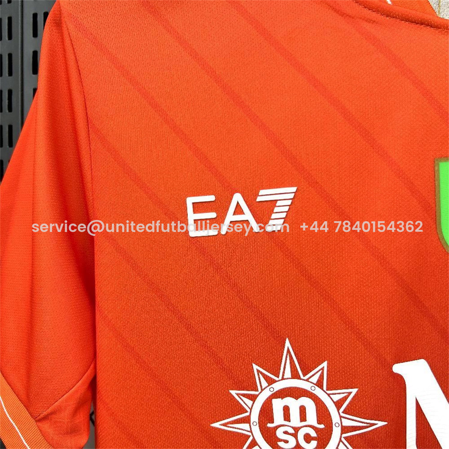 foot-Napoli 25-26 Goalkeeper Orange Jersey - Fans Version