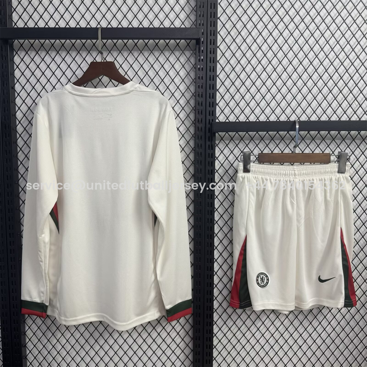 foot-C.H.E.L.S.E.A 25-26 Away Long Sleeves Unsponsored Kids Kit