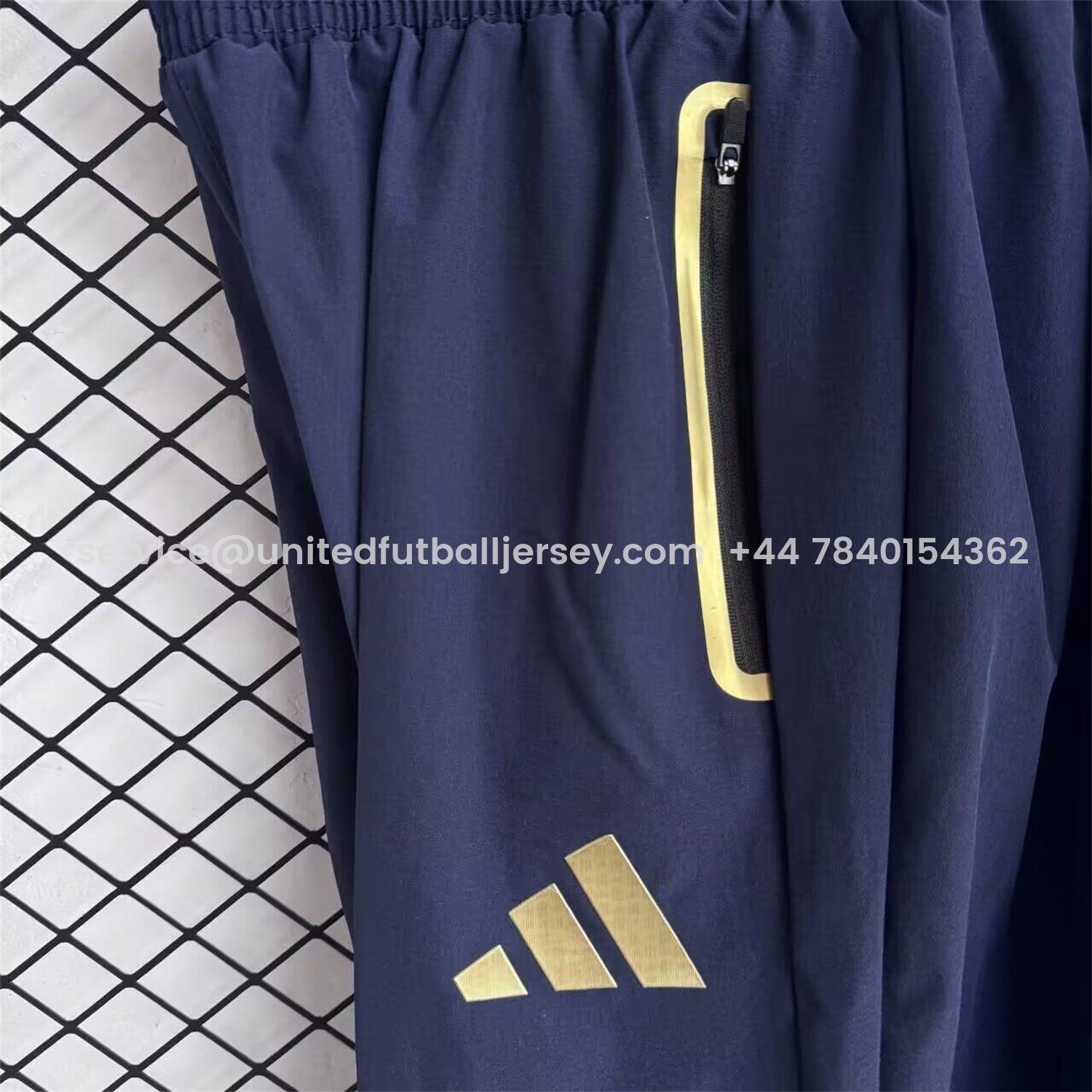 foot-Argentina 2026 Windbreaker Training Set - Blue Top and Black Pants