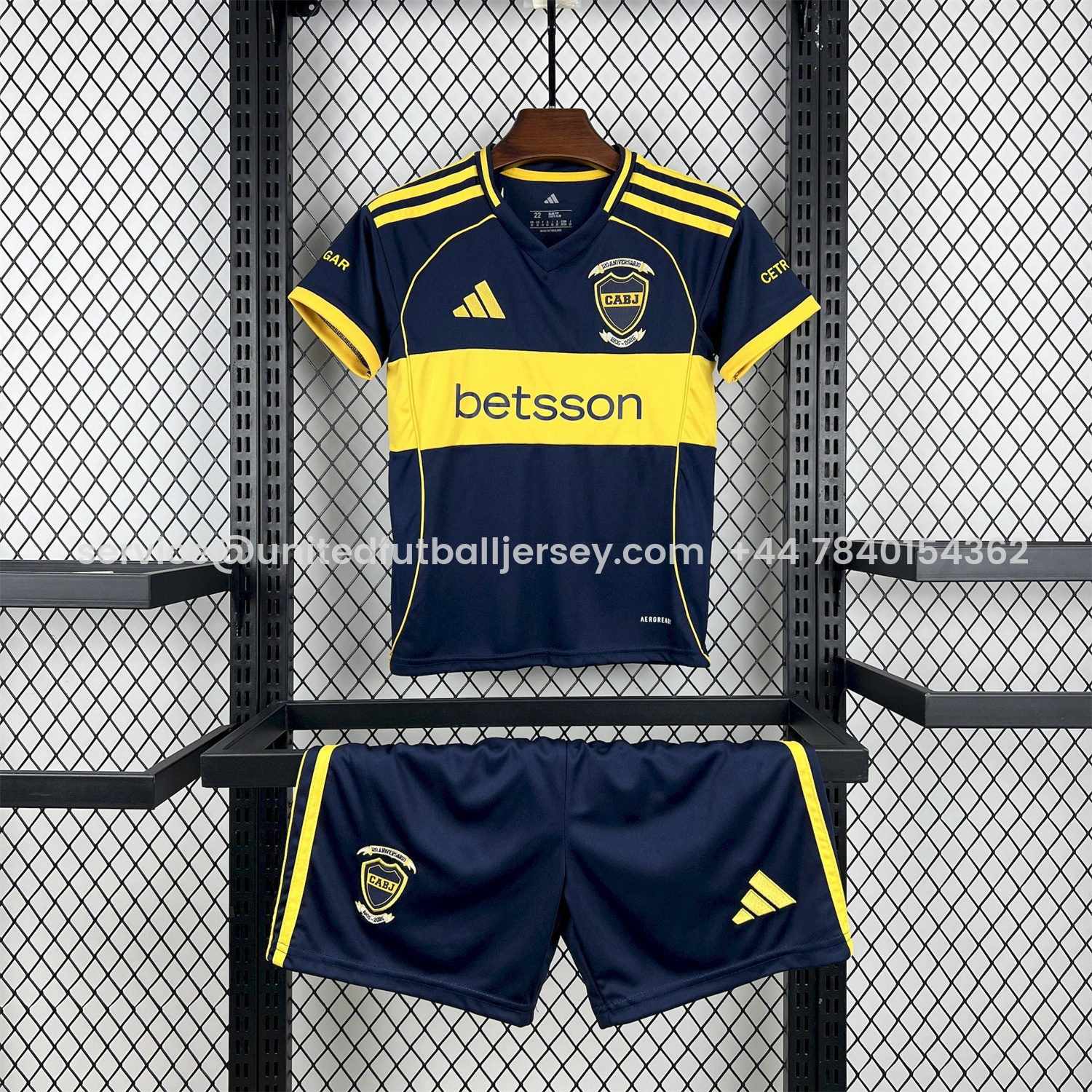 foot-Boca Juniors 25-26 Home 120th Anniversary Kids Kit