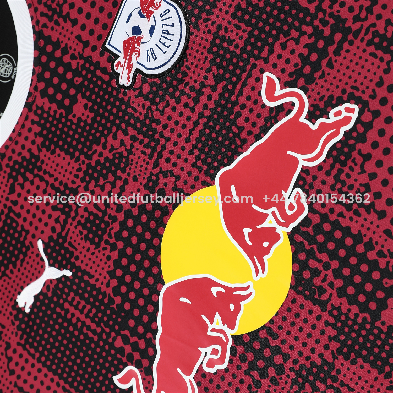 foot-RB Leipzig 25-26 Short-Sleeve Training Set- Red Top & Black Shorts