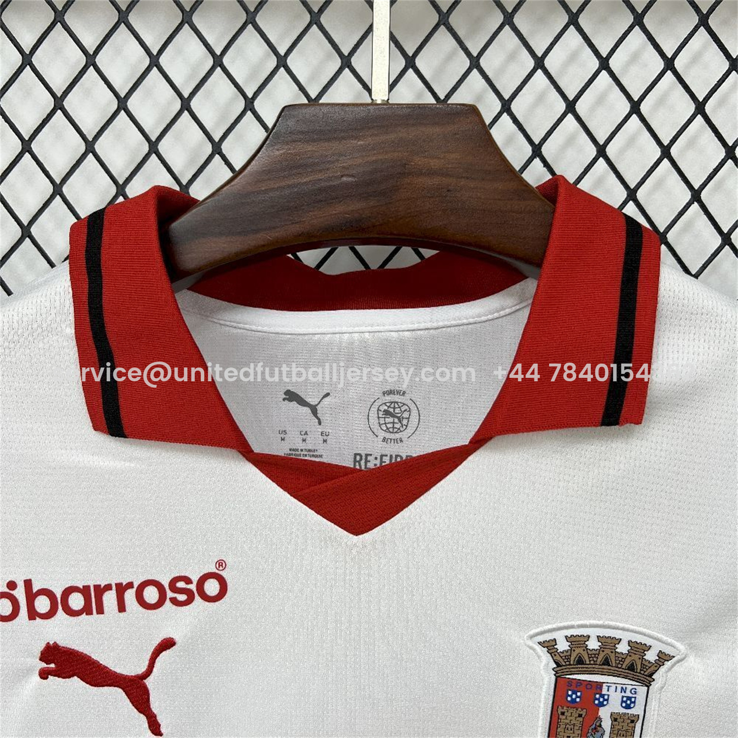 foot-Braga 25-26 Away Jersey - Fans Version