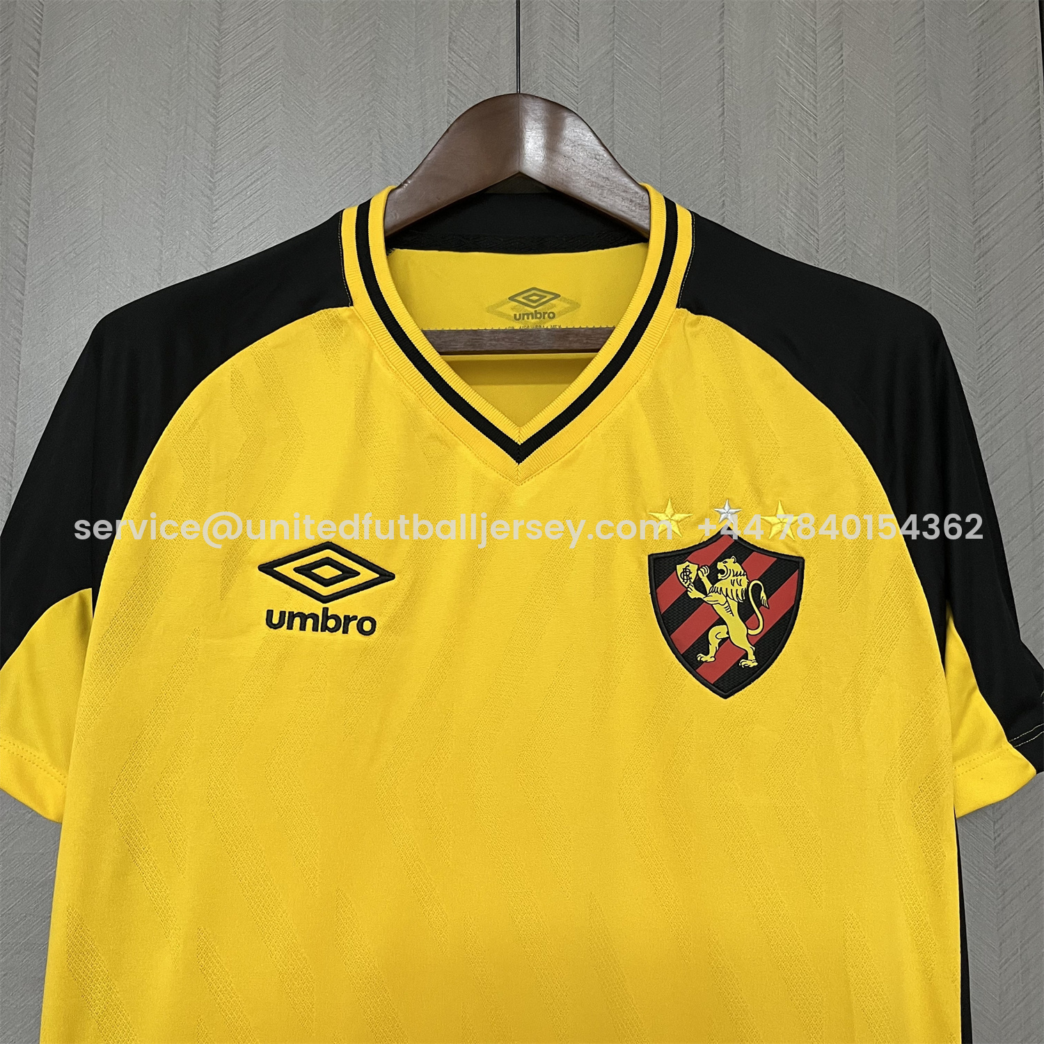 foot-Sport Recife 25-26 Away Yellow Unsponsored Jersey - Fans Version