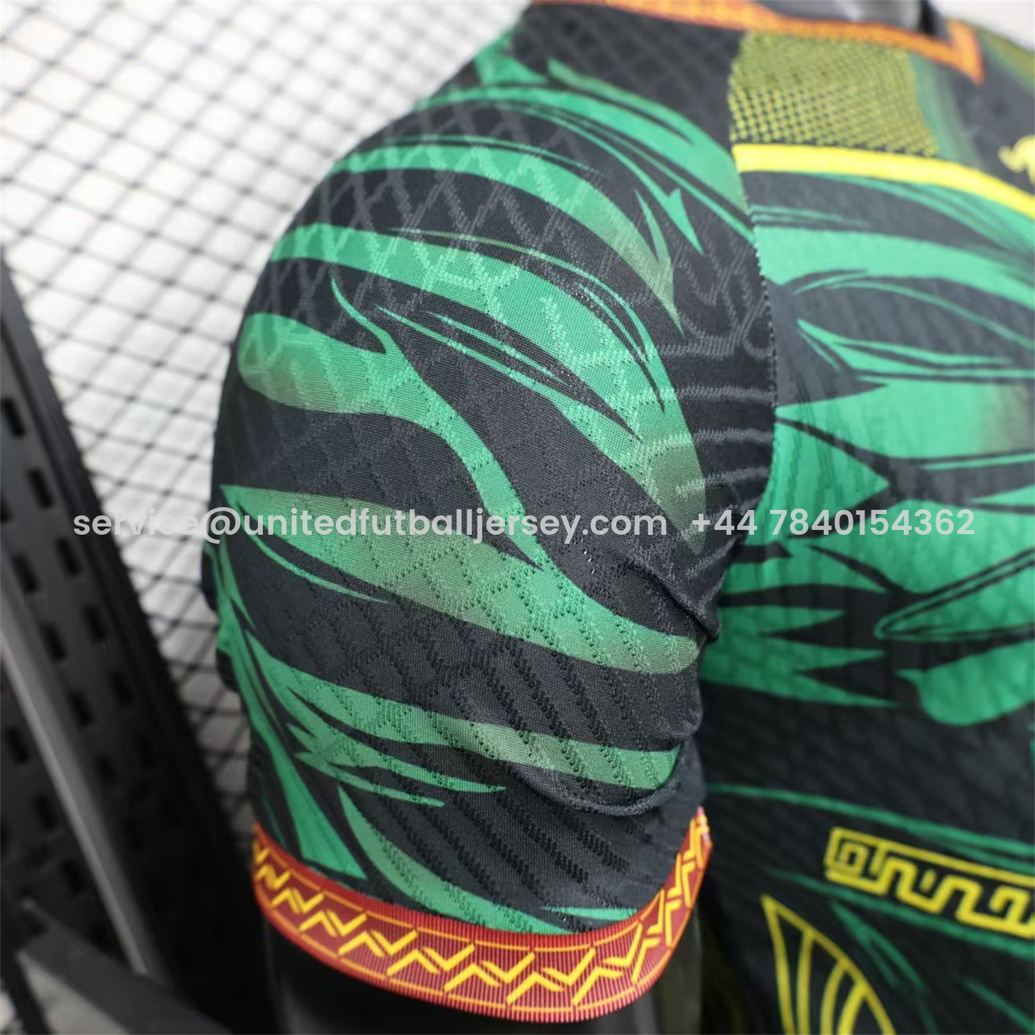 foot-Mali 2026 Eagle Black Green Jersey - Player Version