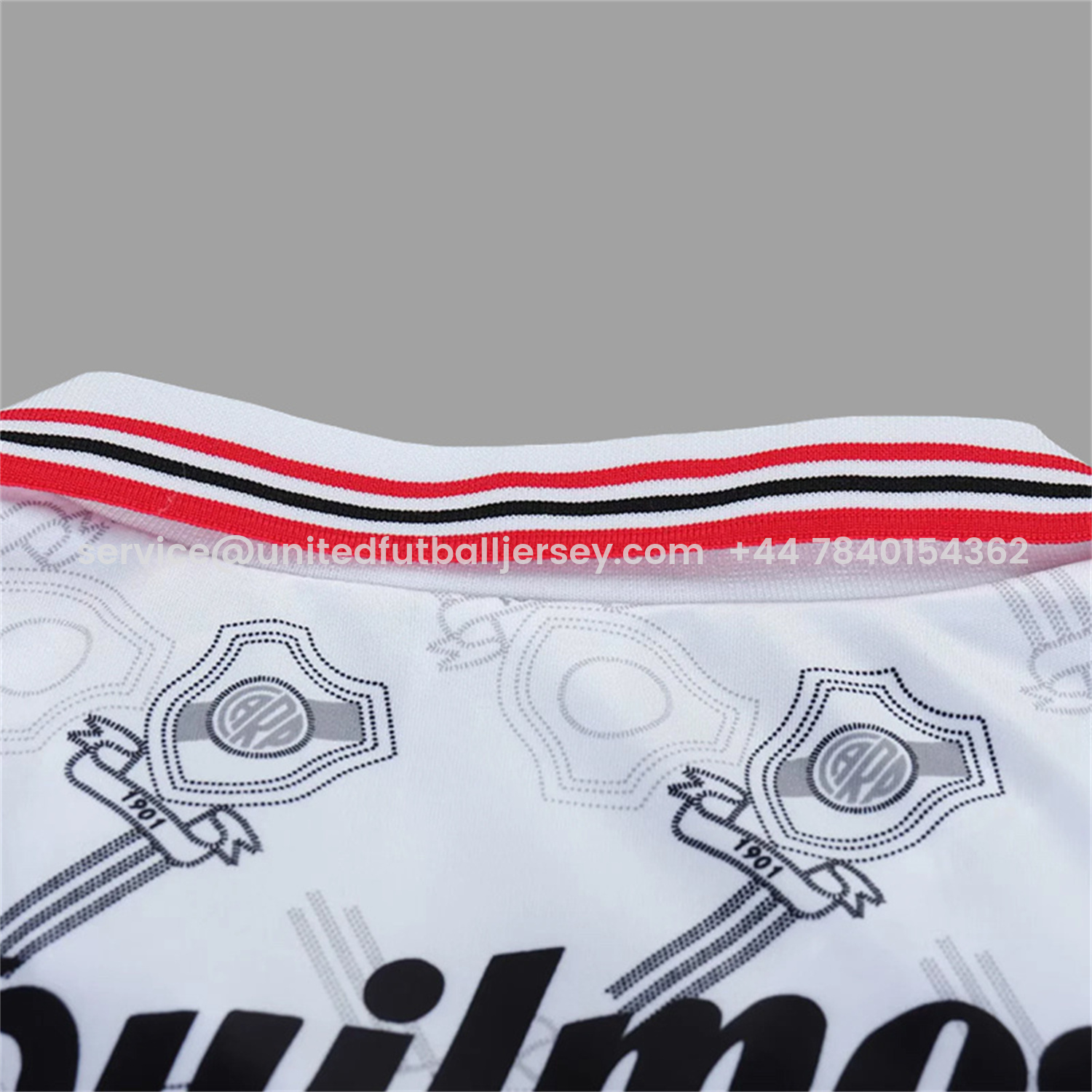 foot-Retro River Plate 1996-97 Home Kids Kit