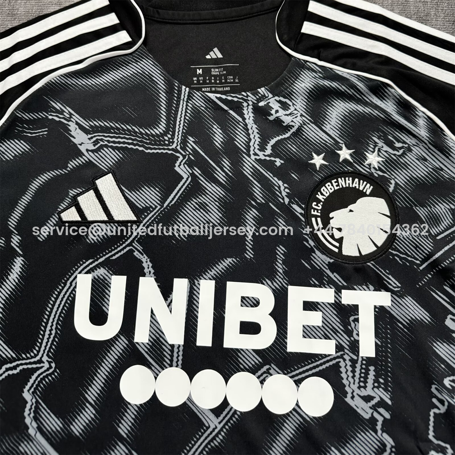 foot-Copenhagen 25-26 Away Black Jersey - Fans Version