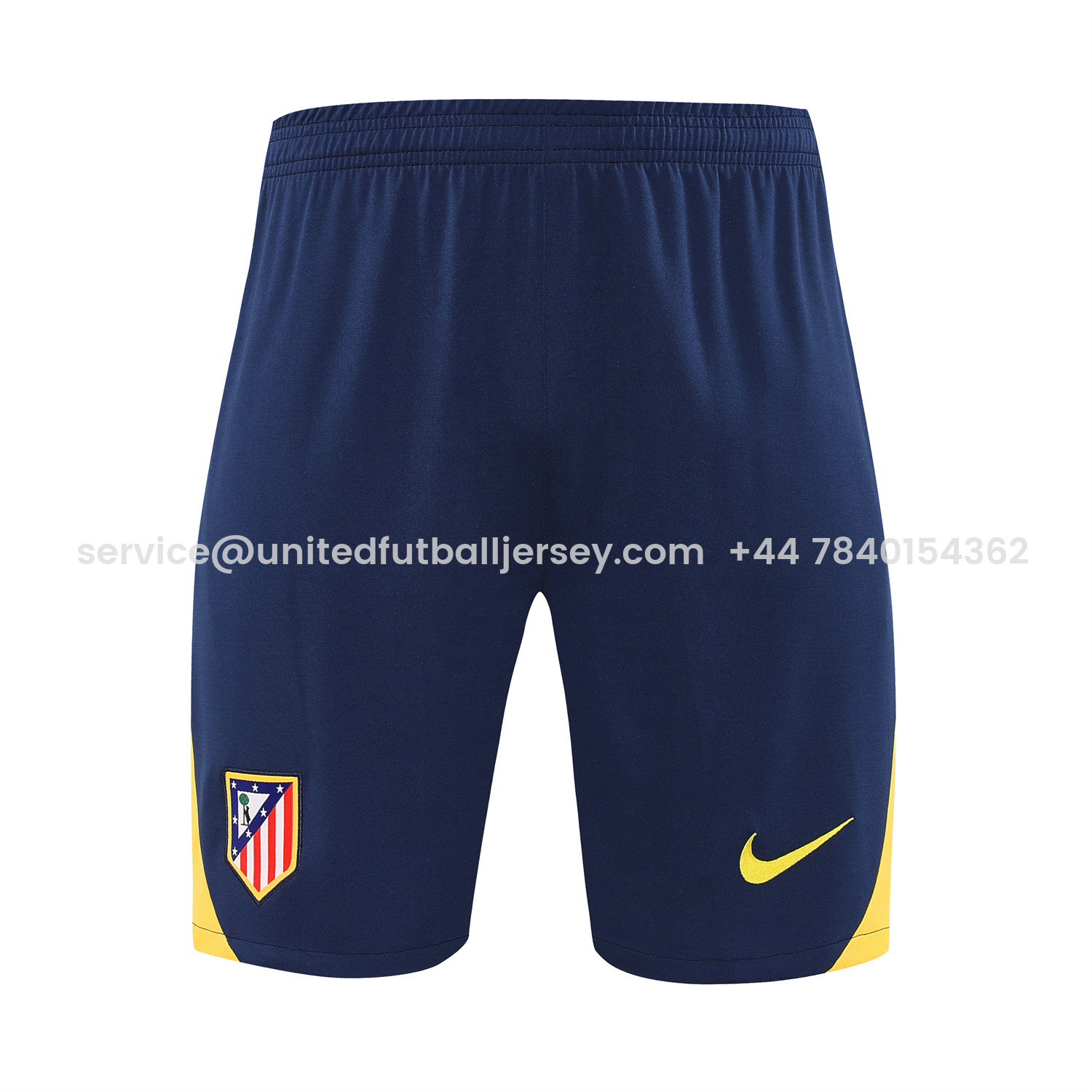 foot-Atletico Madrid Short-Sleeve Training Set - Red White Top & Blue Shorts