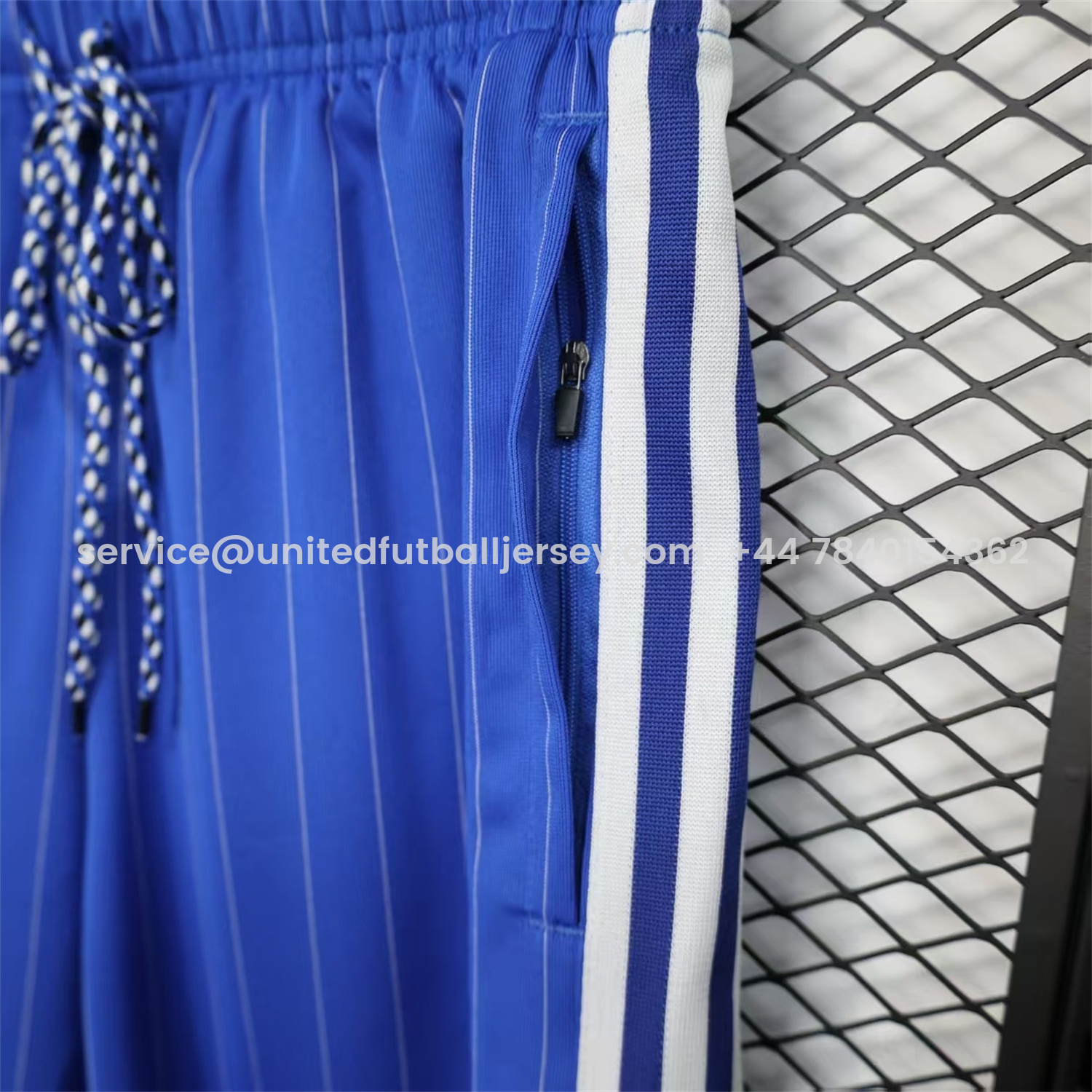 foot-C.H.E.L.S.E.A 25-26 Trefoil Blue Travel Shorts - Player Version