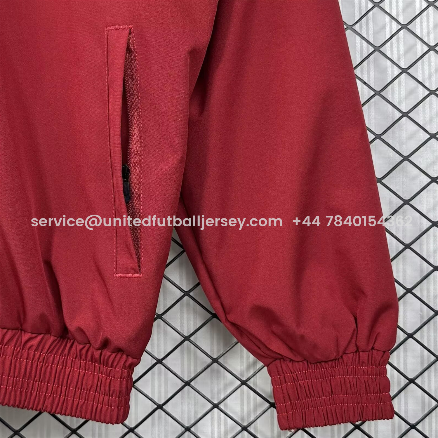 foot-Retro Sevilla 1993-94 Home Windbreaker Jacket - White And Red